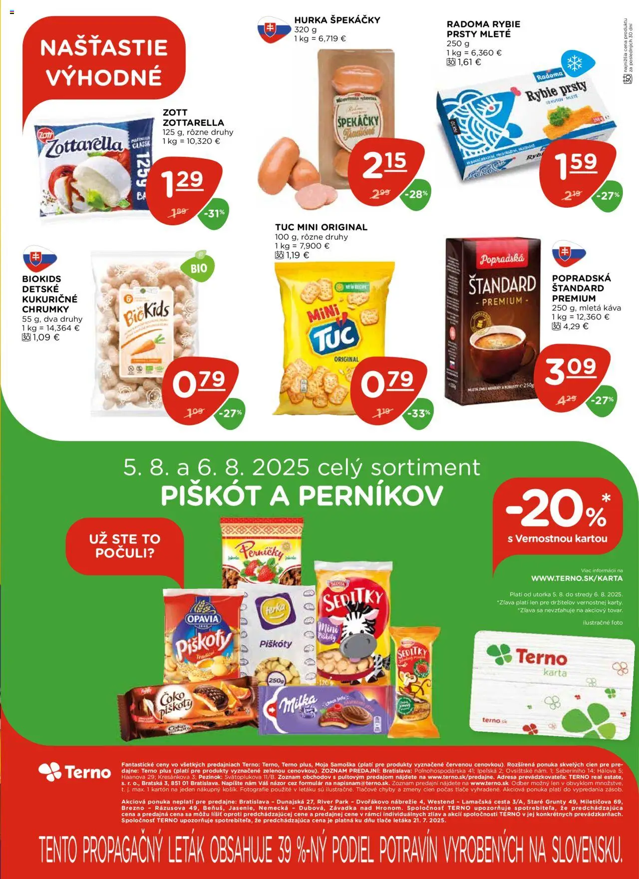 Terno leták │ platný od 31.07.2025 | Strana: 21 | Produkty: Káva, Milka