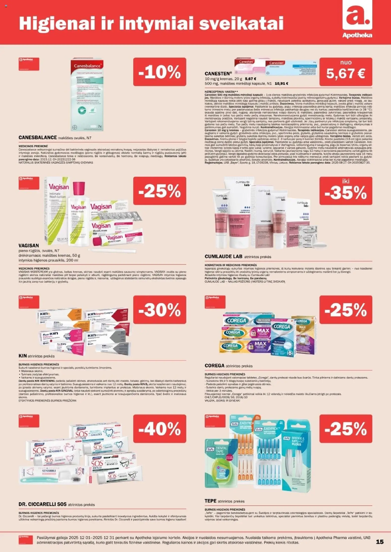 Apotheka akcijos nuo 01.12.2025 | Puslapis: 15
