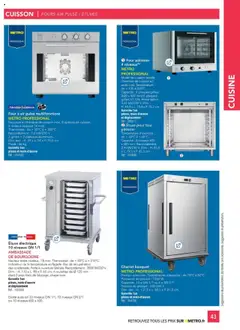 METRO - Prévisualisation de METRO - #CHR Équipement valide à partir de 01.01.2025 | Page: 43 | Produits: Four, Poids, Porte