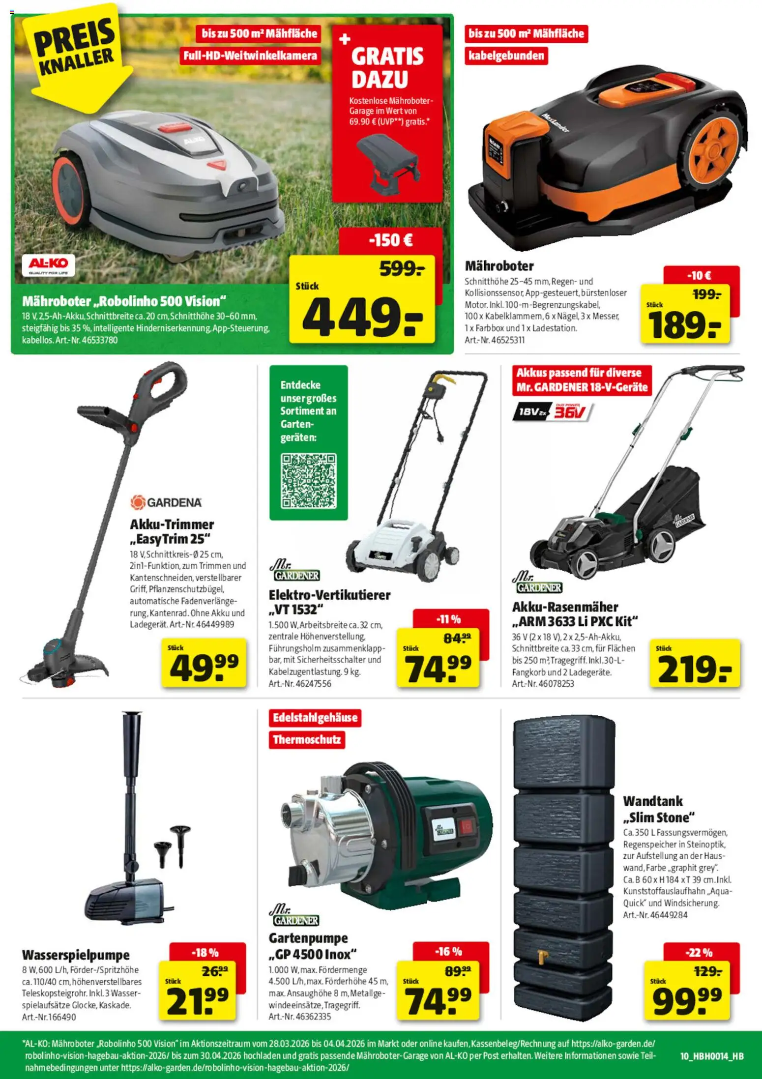 Hagebau Prospekt 	 – gültig ab 28.03.2026 | Seite: 10 | Produkte: Wasser