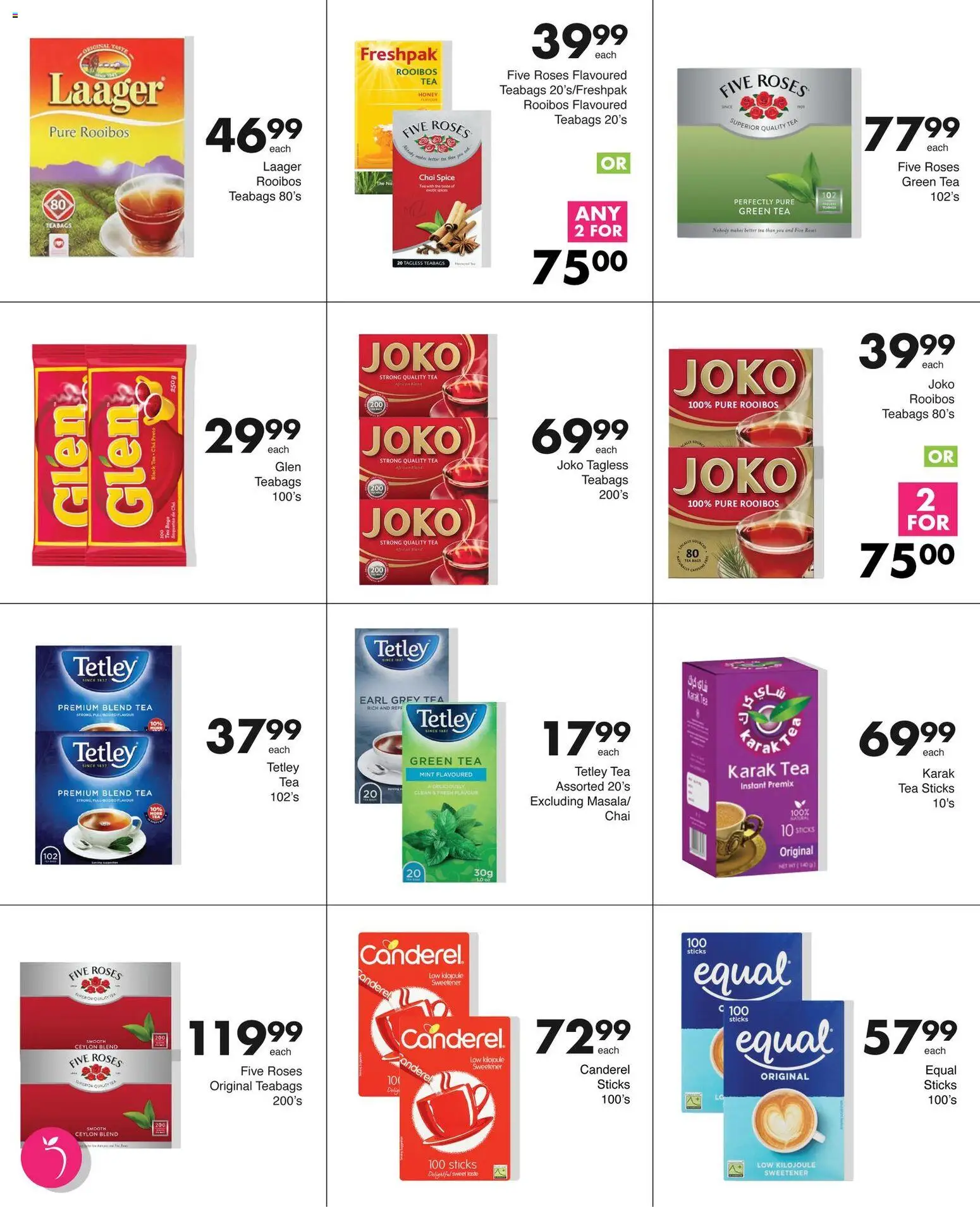 New Save catalogue – valid from 12.02.2026 | Page: 21 | Products: Sweetener, Tea