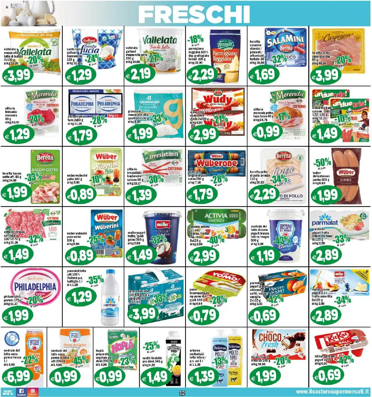 Volantino Il Castoro del 08.10.2025 | Pagina: 12 | Prodotti: Crema, Suino, Pera, Valigetta