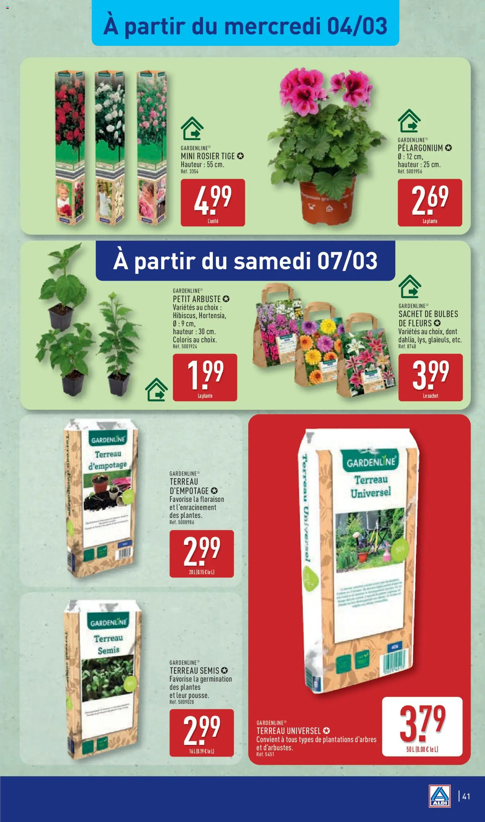 {H1} | Page: 43 | Produits: Rosier, Terreau Universel, Plantes, Terreau
