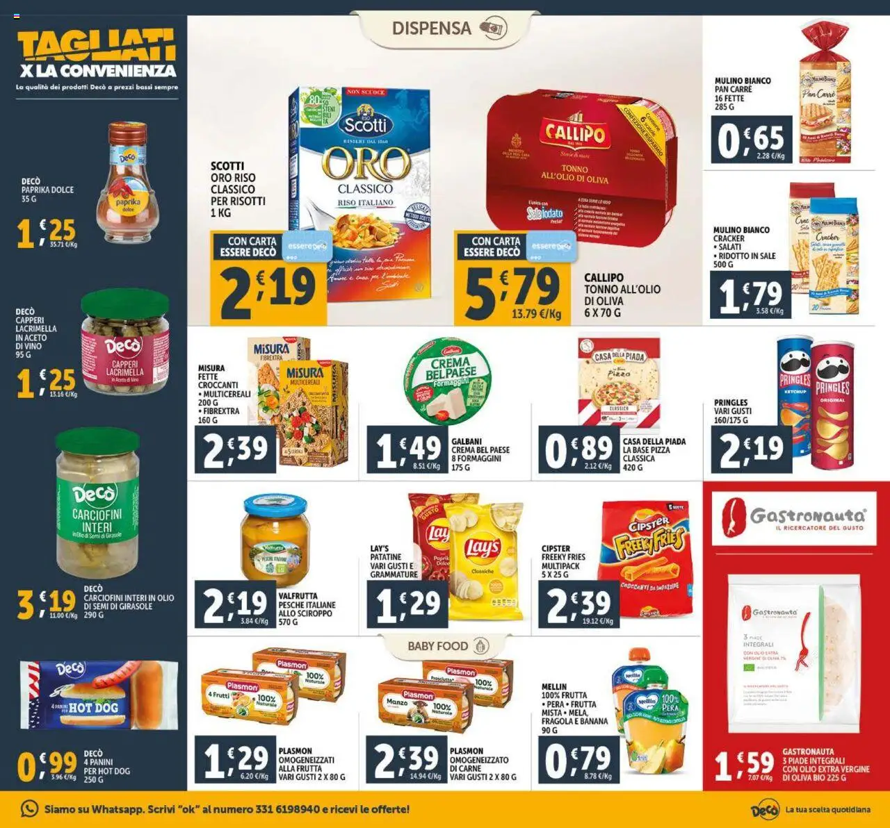 Volantino Decò del 23.09.2025 | Pagina: 13 | Prodotti: Frutta, Vino, Pera, Olio di semi di girasole