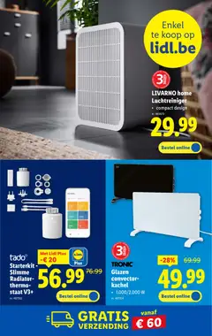 LIVARNO home Luchtreiniger, compact design - Voorbeeld van een folder van Lidl, geldig van 22.12.2025 | Pagina: 11 | Producten: Kachel, Luchtreiniger, Radiator