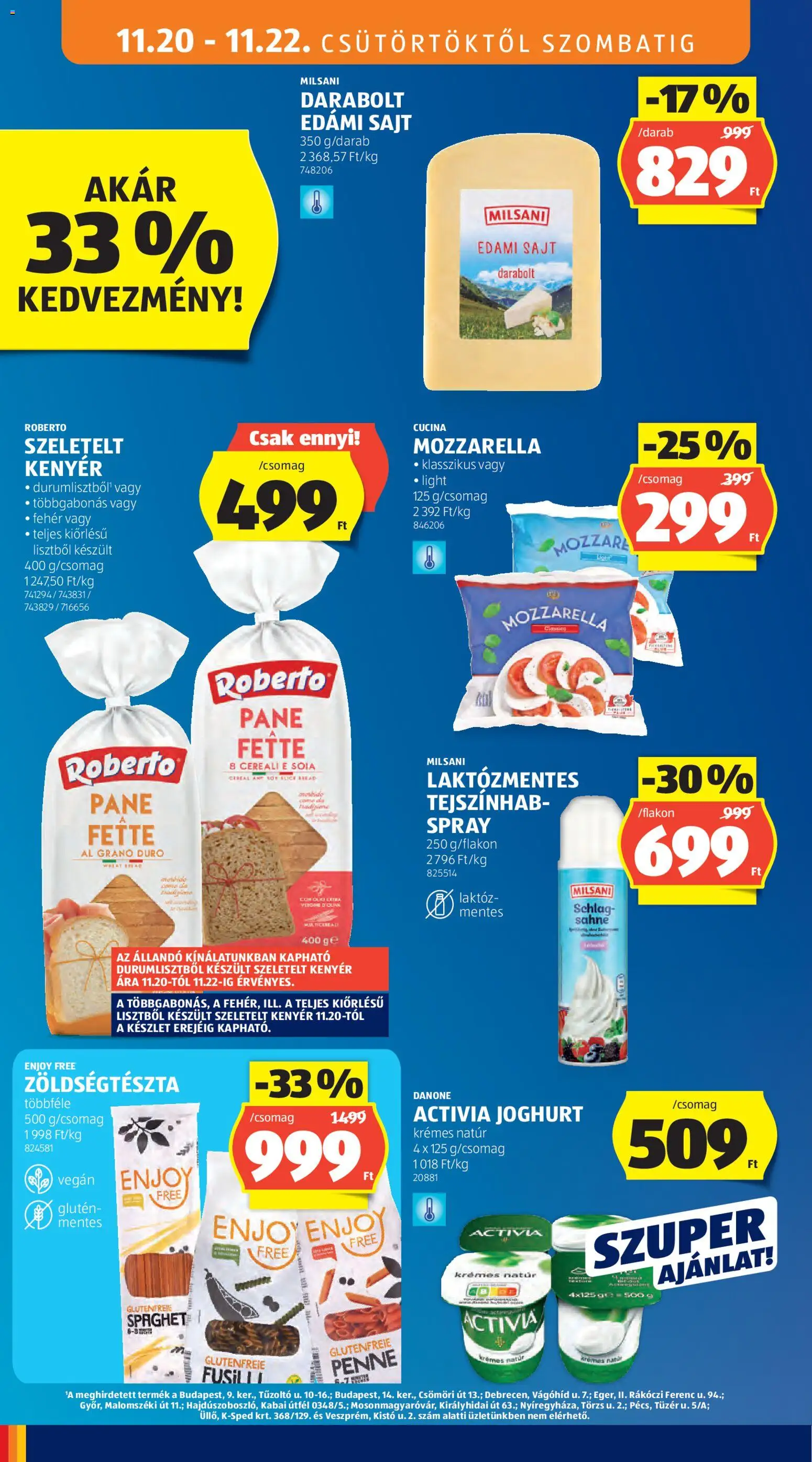 Aldi akciós ujság - amely érvényes a következő dátumtól: 20.11.2025 | Oldal: 10