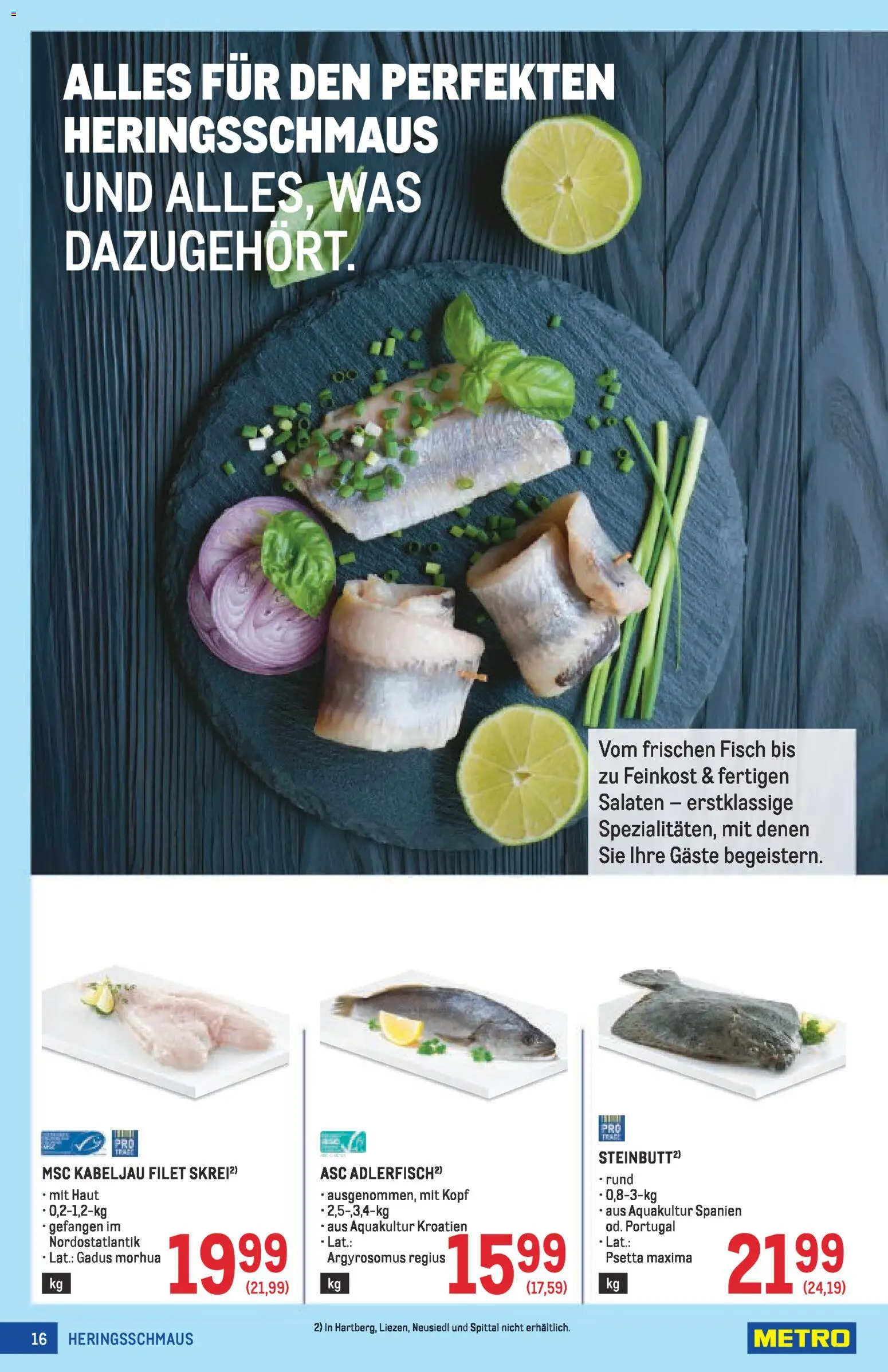 Metro Profi gültig ab 05.02.2026 | Seite: 16 | Produkte: Fisch