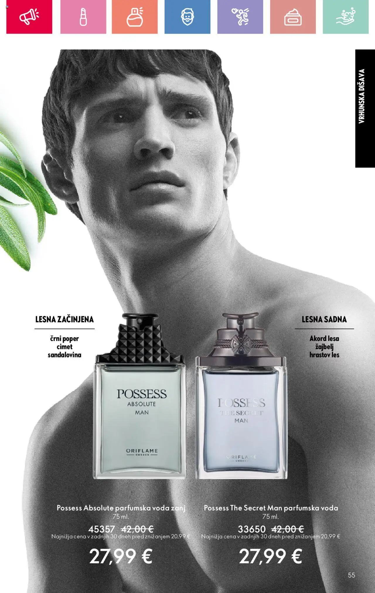 Oriflame katalog 11 │ velja od 03.08.2025 | Stran: 55 | Izdelki: Disava, Voda, Poper, Parfumska voda