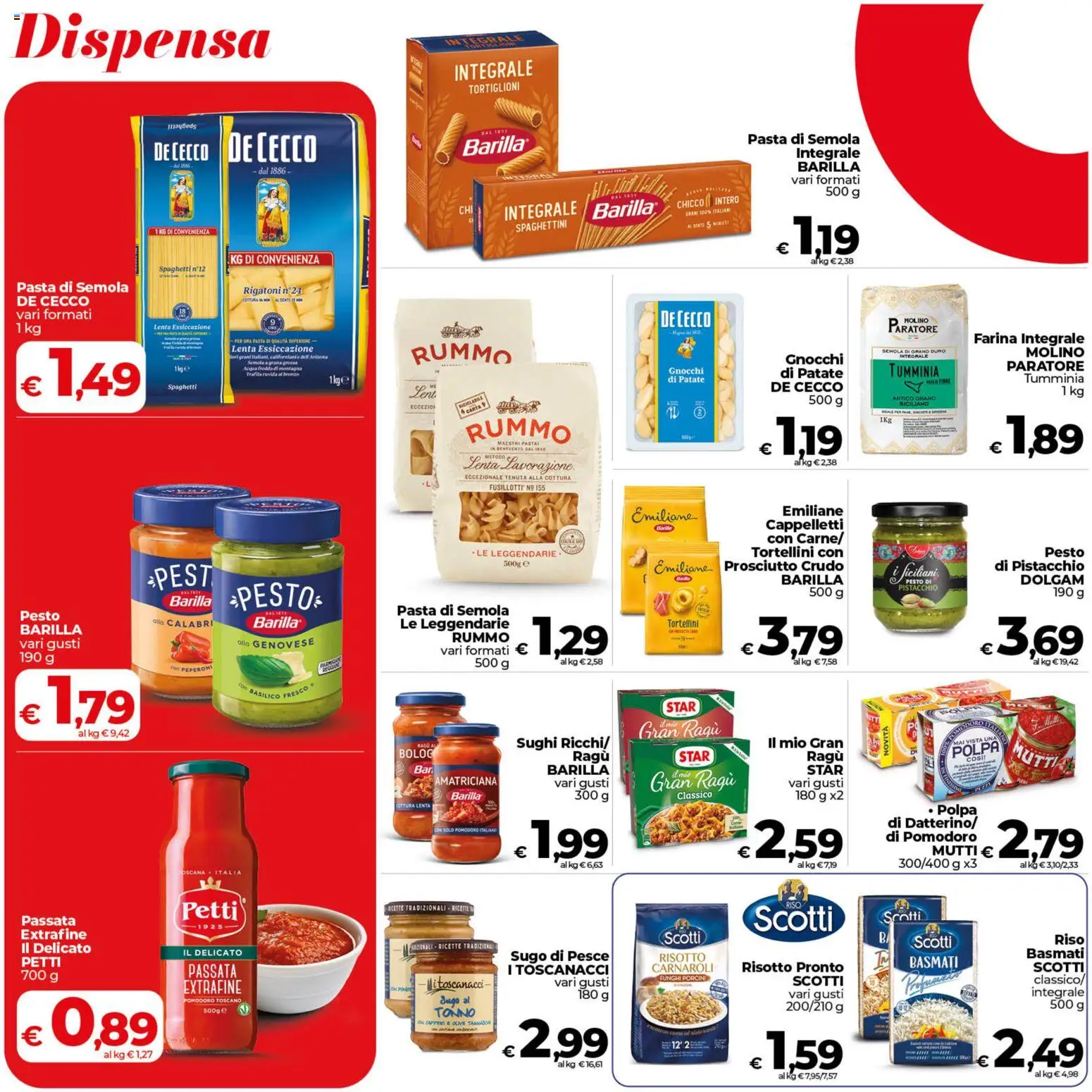 Volantino COOP del 07.04.2026 | Pagina: 14 | Prodotti: Prosciutto Crudo, Riso, Olio, Olive