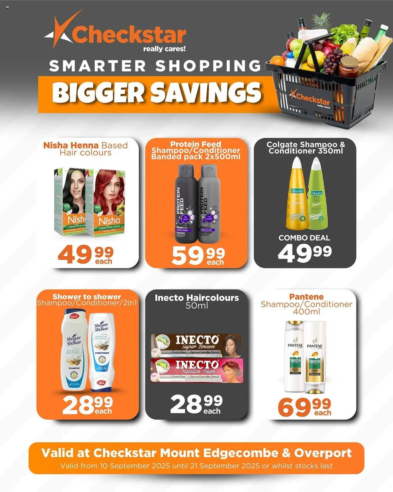 New Check Star catalogue – valid from 10.09.2025 | Page: 8 | Products: Detergente líquido, Shampoo, Conditioner, Hair color