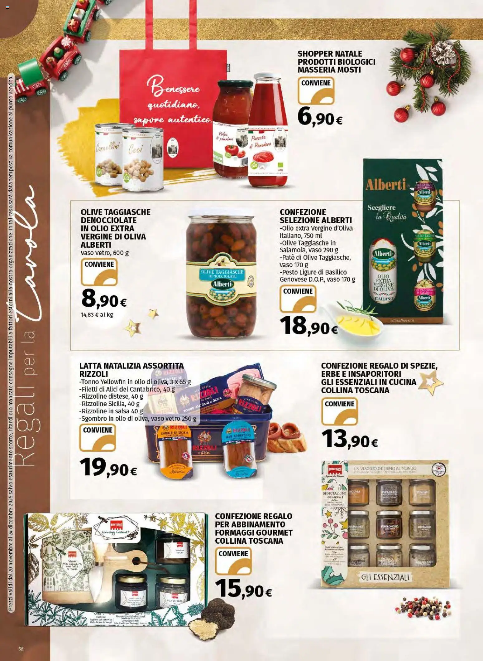 Volantino Ipercoop del 20.11.2025 | Pagina: 52 | Prodotti: Ceci, Salsa, Olive, Vaso