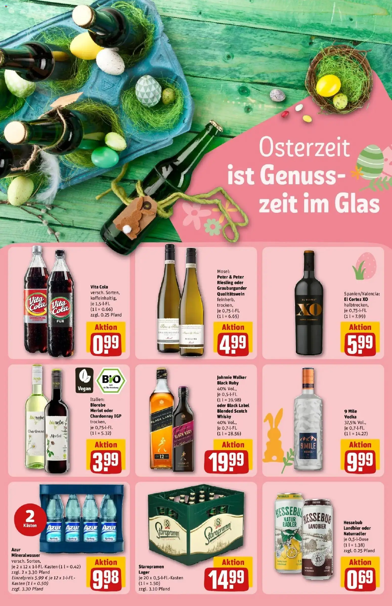 Rewe Prospekt Asslar	 – gültig ab 30.03.2026 | Seite: 25 | Produkte: Whisky, Cola, Mineralwasser, Johnnie walker
