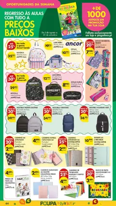 Pingo Doce folheto │ válido de 09.09.2025 | Página: 48 | Produtos: Mochila, Caderno, Notebook
