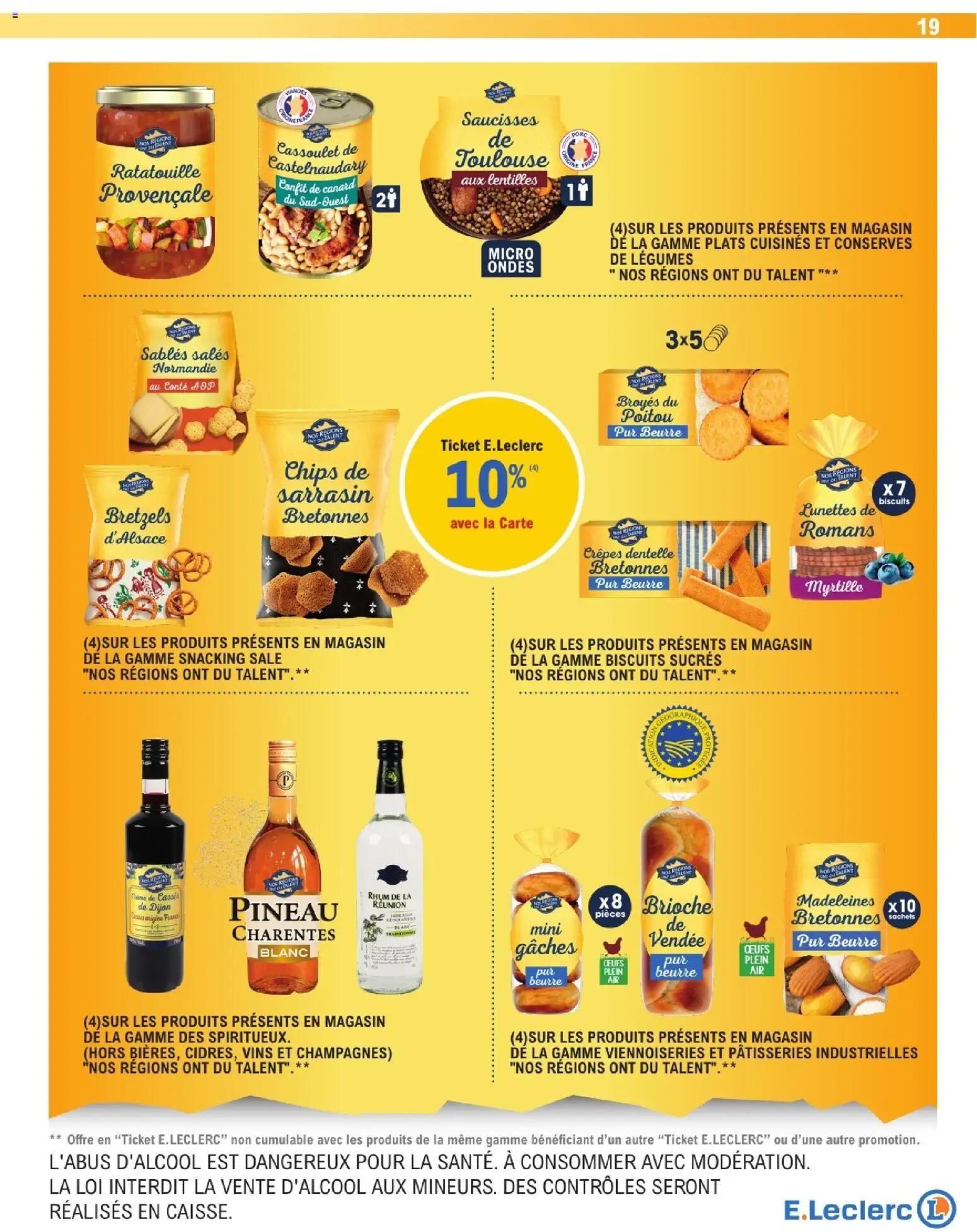 {H1} | Page: 19 | Produits: Œufs, Chips, Biscuits, Lunettes