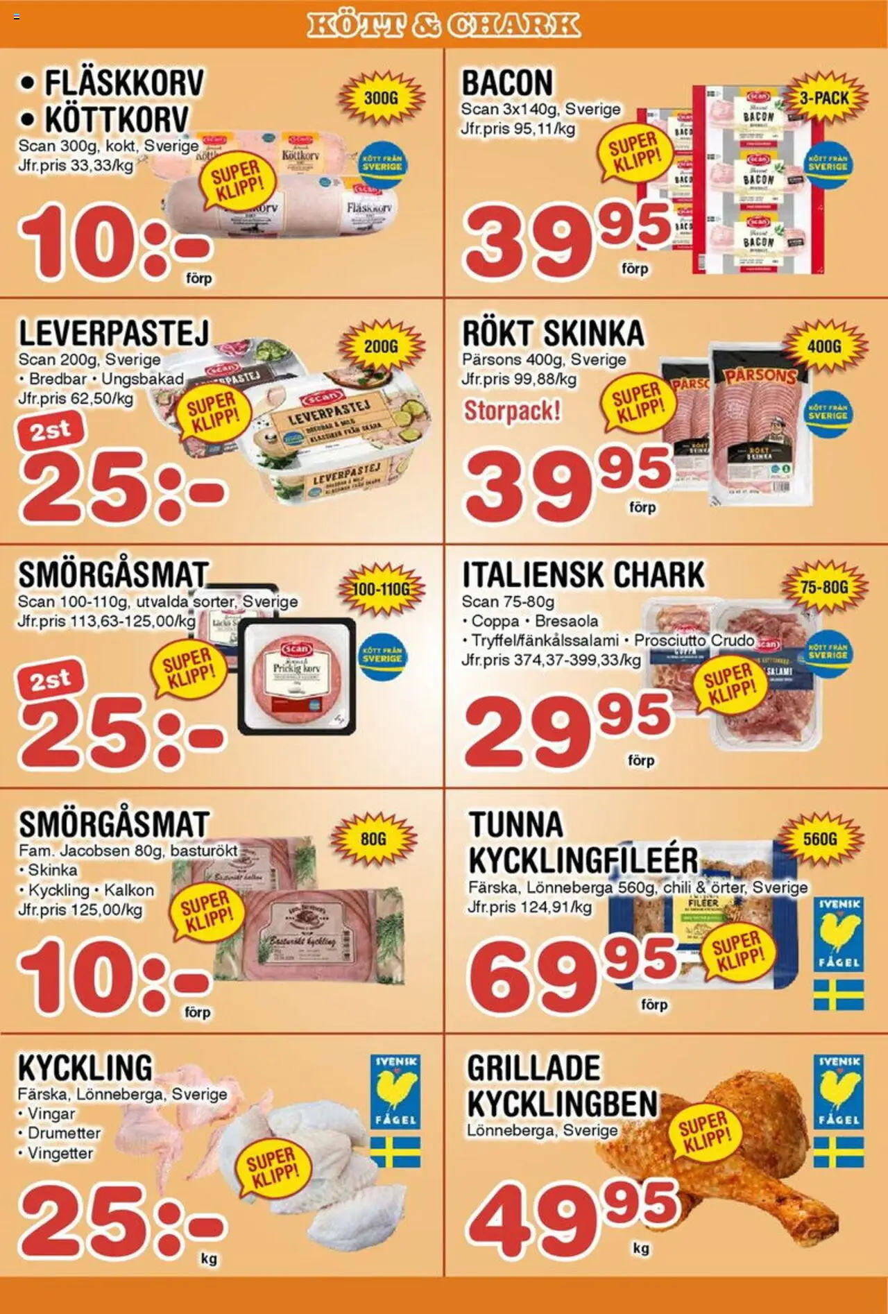Nya Pulsen reklamblad aktuell från 18.08.2025 | Sida: 6 | Produkter: Bacon, Leverpastej, Chili, Skinka