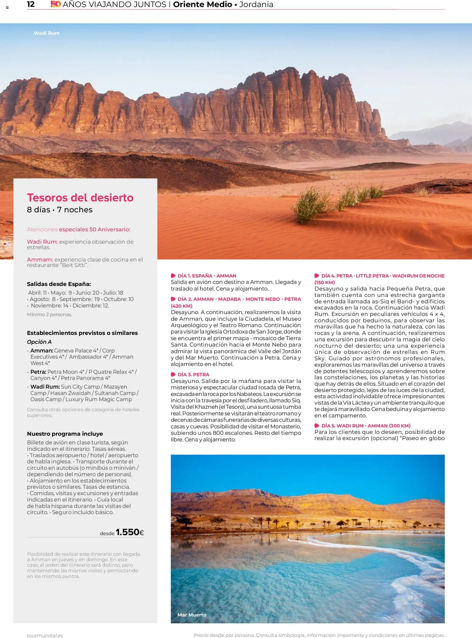 Viajes El Corte Inglés Catálogo 50 aniversario Tourmundial │ válido desde el 29.04.2026 | Página: 12 | Productos: Té, Cocina