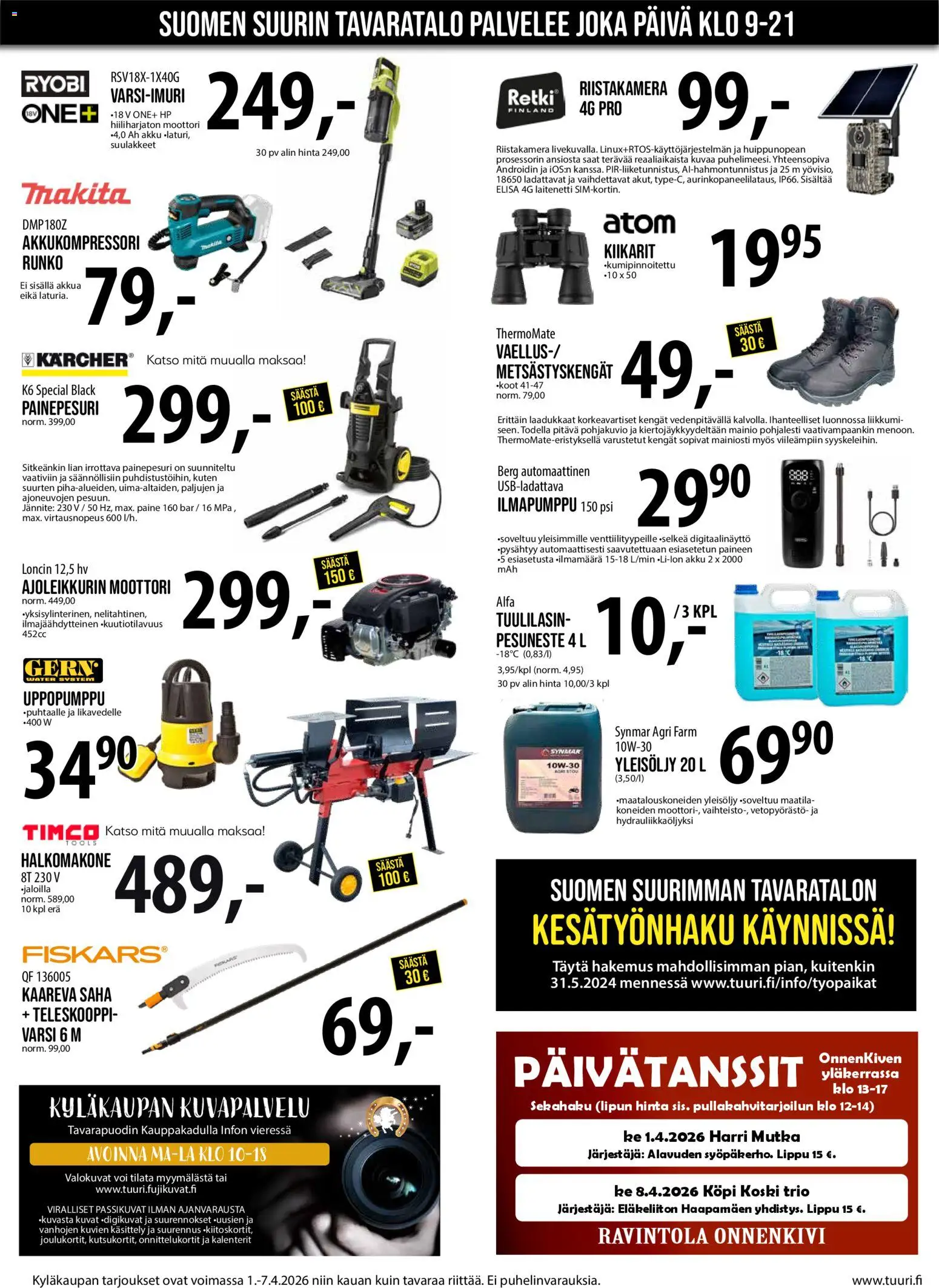 Tuuri tarjoukset – voimassa 01.04.2026 alkaen | Sivu: 11