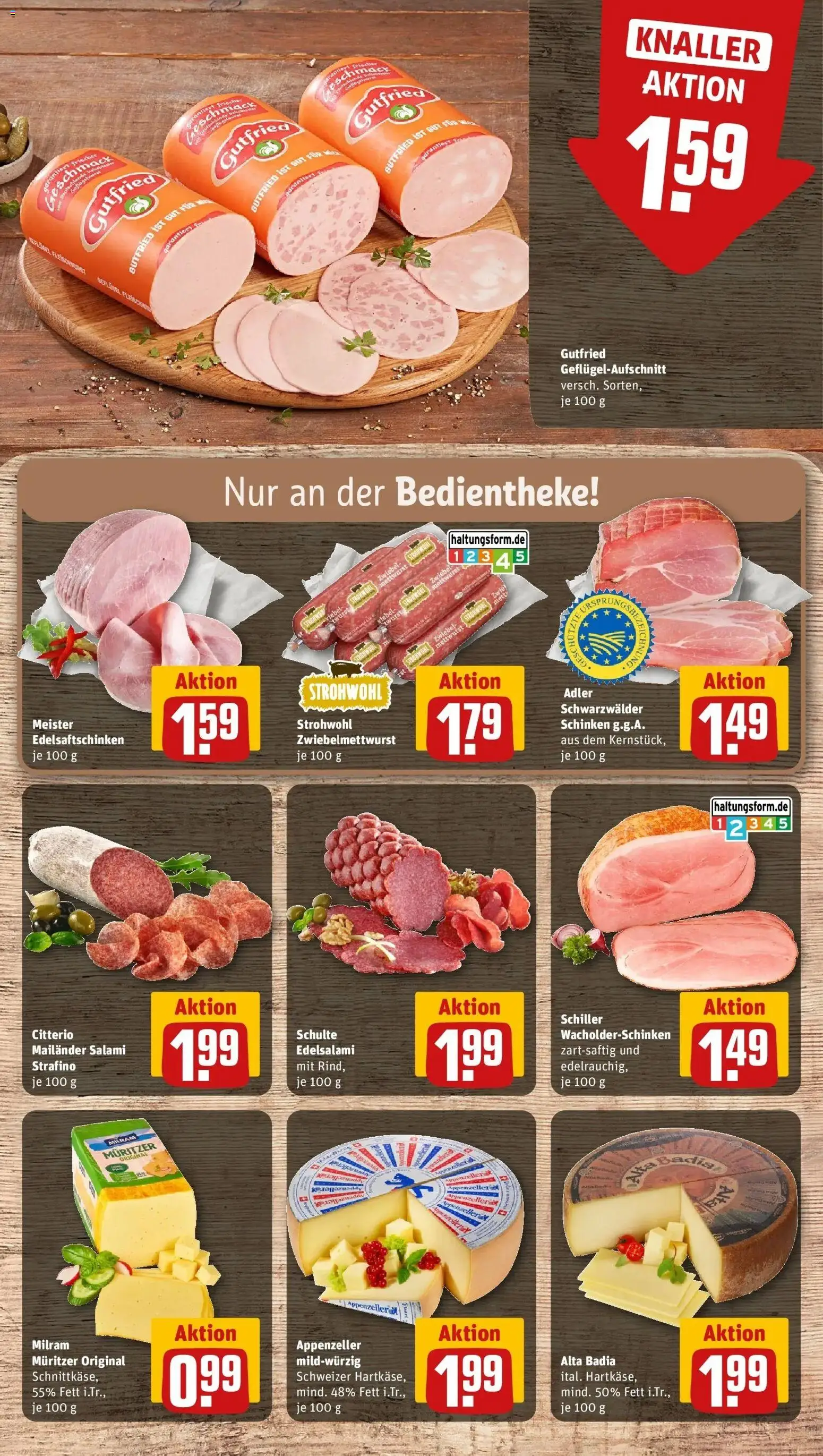Rewe Prospekt Dormagen	 – gültig ab 12.04.2026 | Seite: 7 | Produkte: Milram, Salami, Schinken