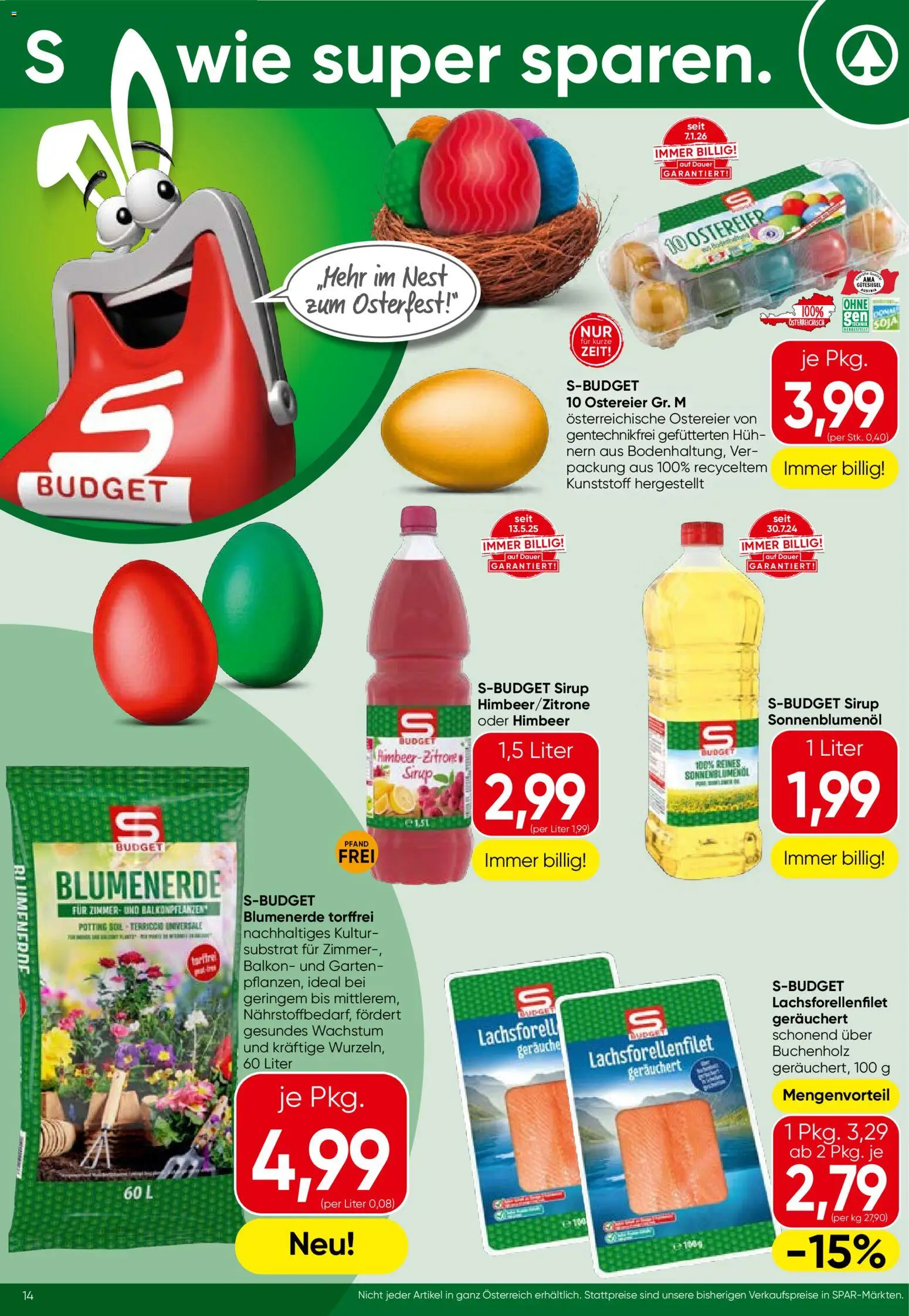 Spar Flugblatt - Tirol gültig ab 26.02.2026 | Seite: 14
