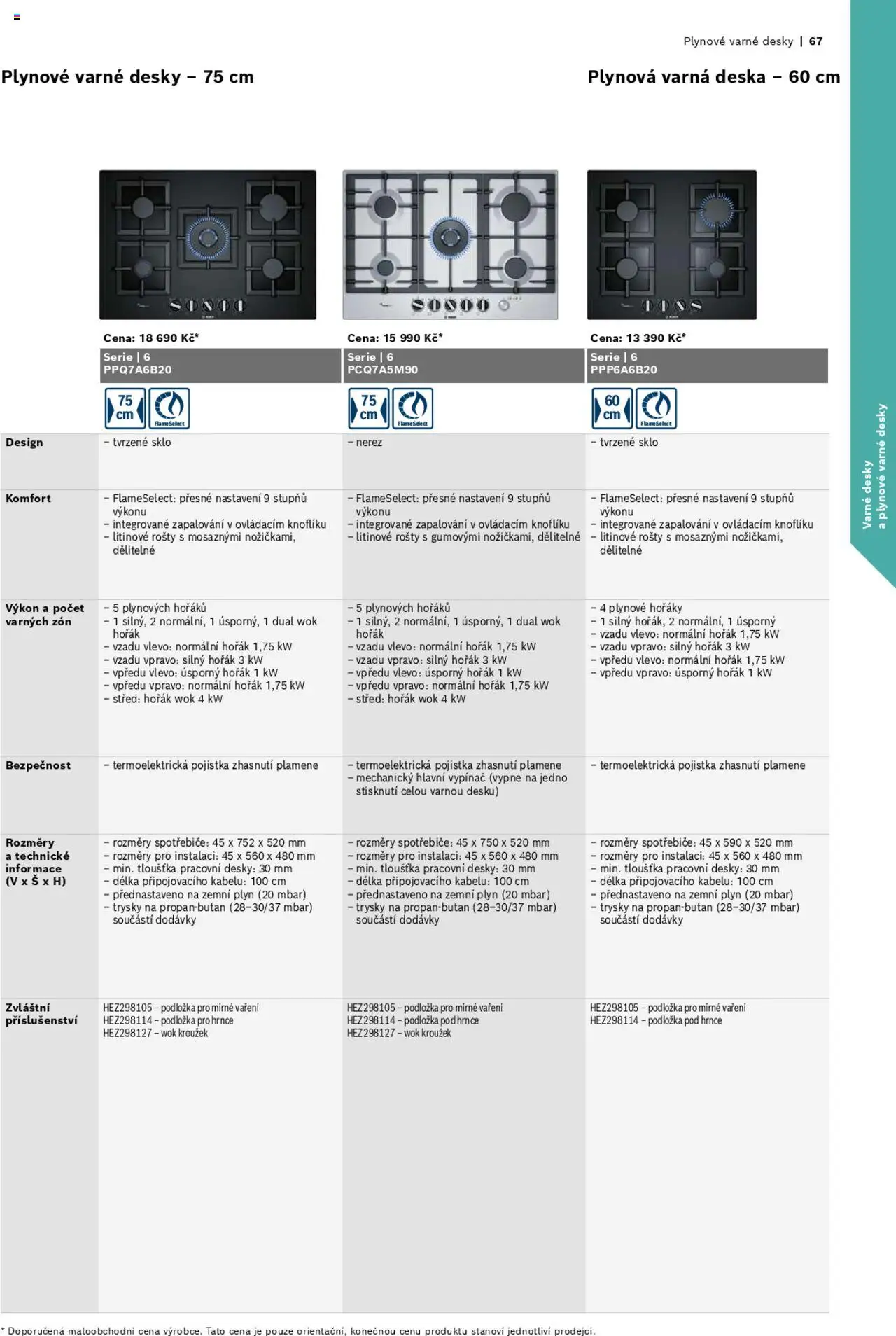 Möbelix leták - Bosch od 01.06.2024 | Strana: 67 | Produkty: Hrnce, Vypínač, Varná deska, Desky