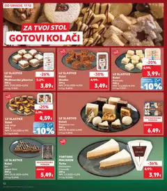 TORTERIE MACARON Torta Cheesecake, 2 komada 220 g - Pregled kataloga iz trgovine Kaufland, vrijedi od 17.12.2025 | Stranica: 12