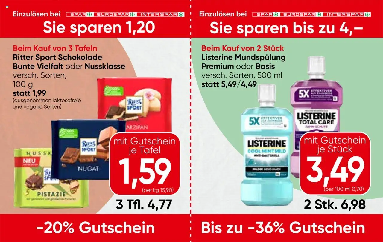 Spar Gutscheinheft - Tirol gültig ab 21.08.2025 | Seite: 11 | Produkte: Rizsliszt, Schokolade