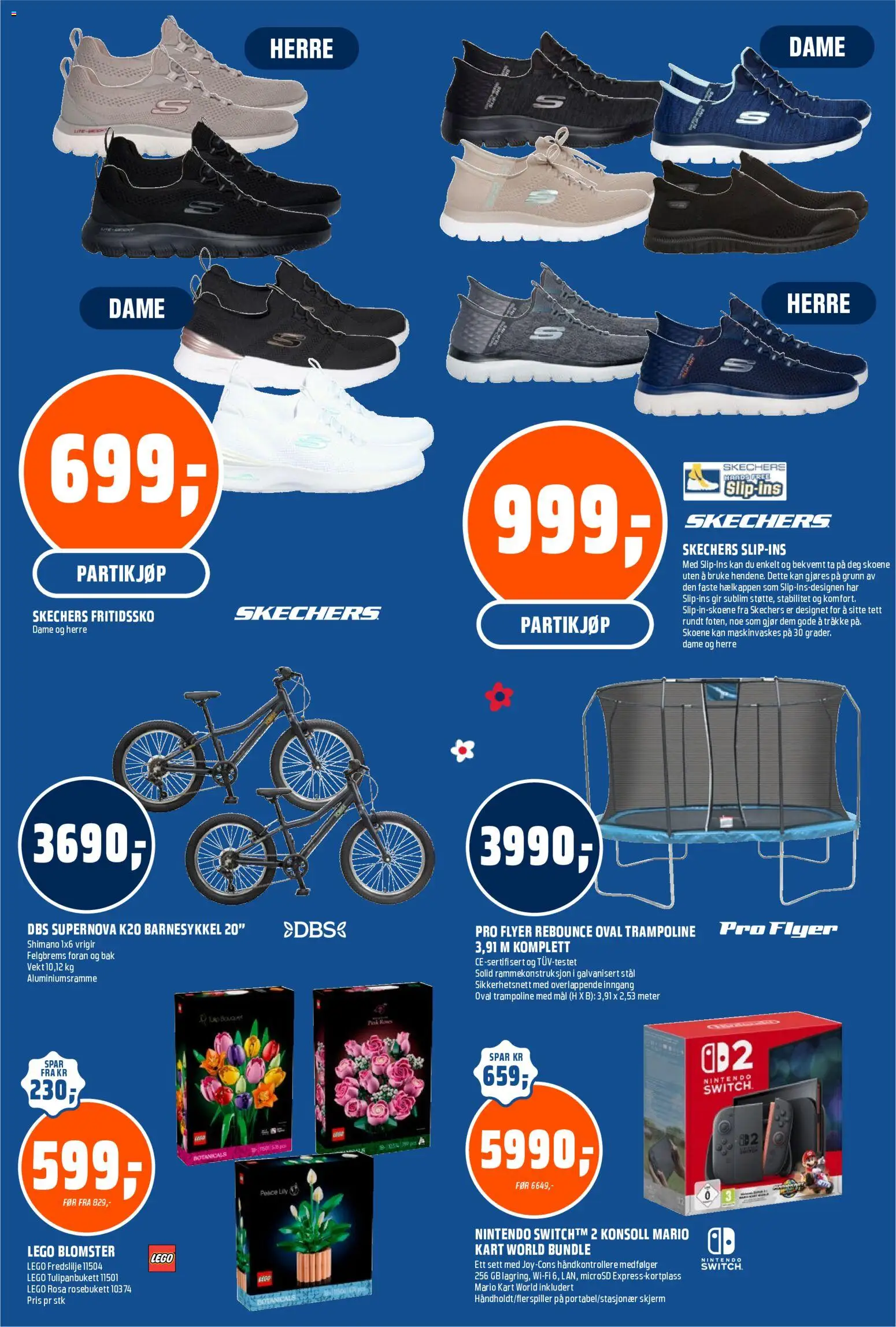 {H1} | Side: 20 | Produkter: Skjerm, Vekt, Trampoline, Nintendo