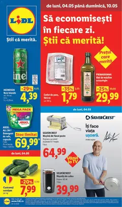 Ofertele Lidl valabile de la 04.05.2026