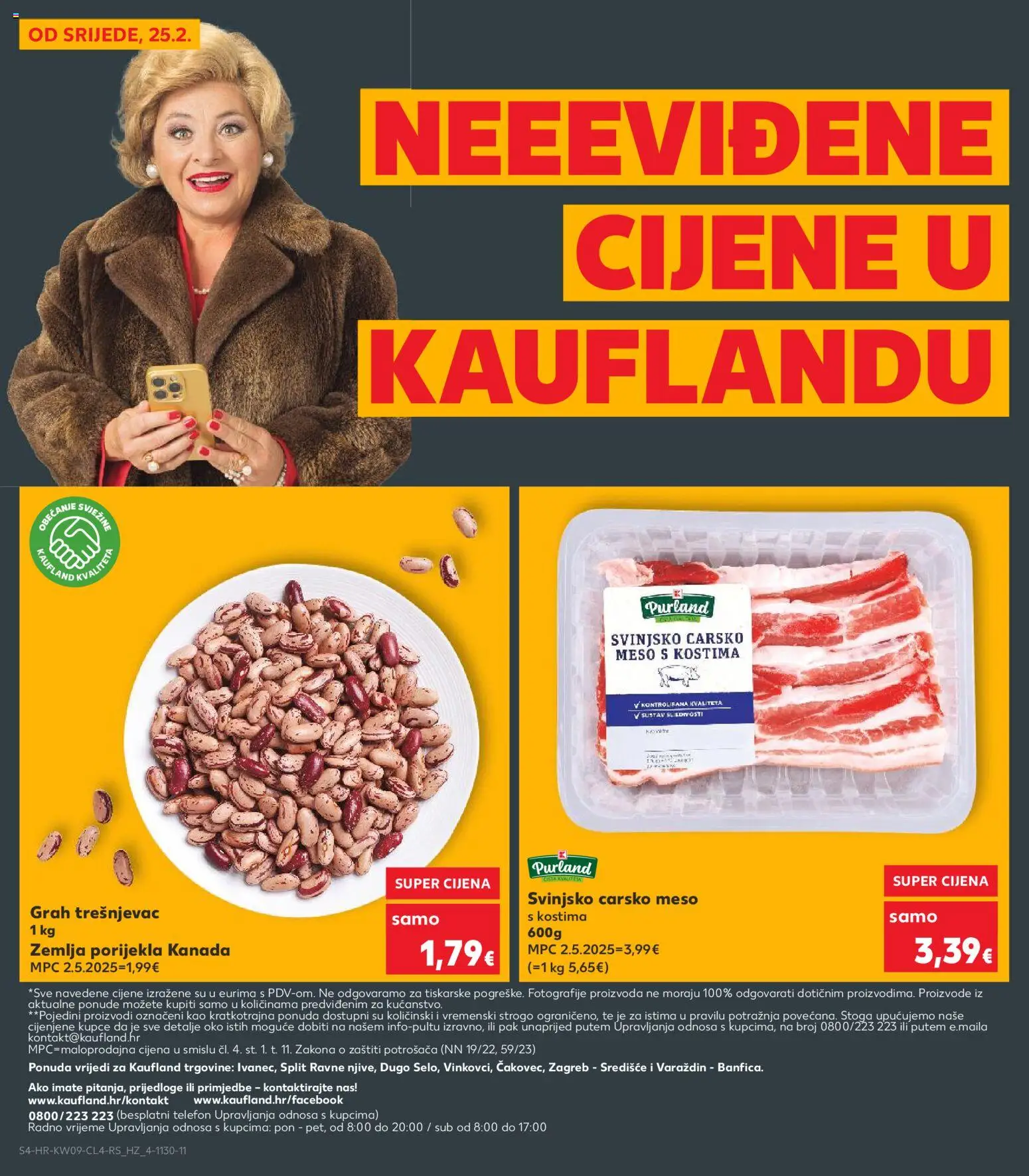 Kaufland HR akciós ujság - amely érvényes a következő dátumtól: 25.02.2026 | Oldal: 4 | Termékek: Telefon