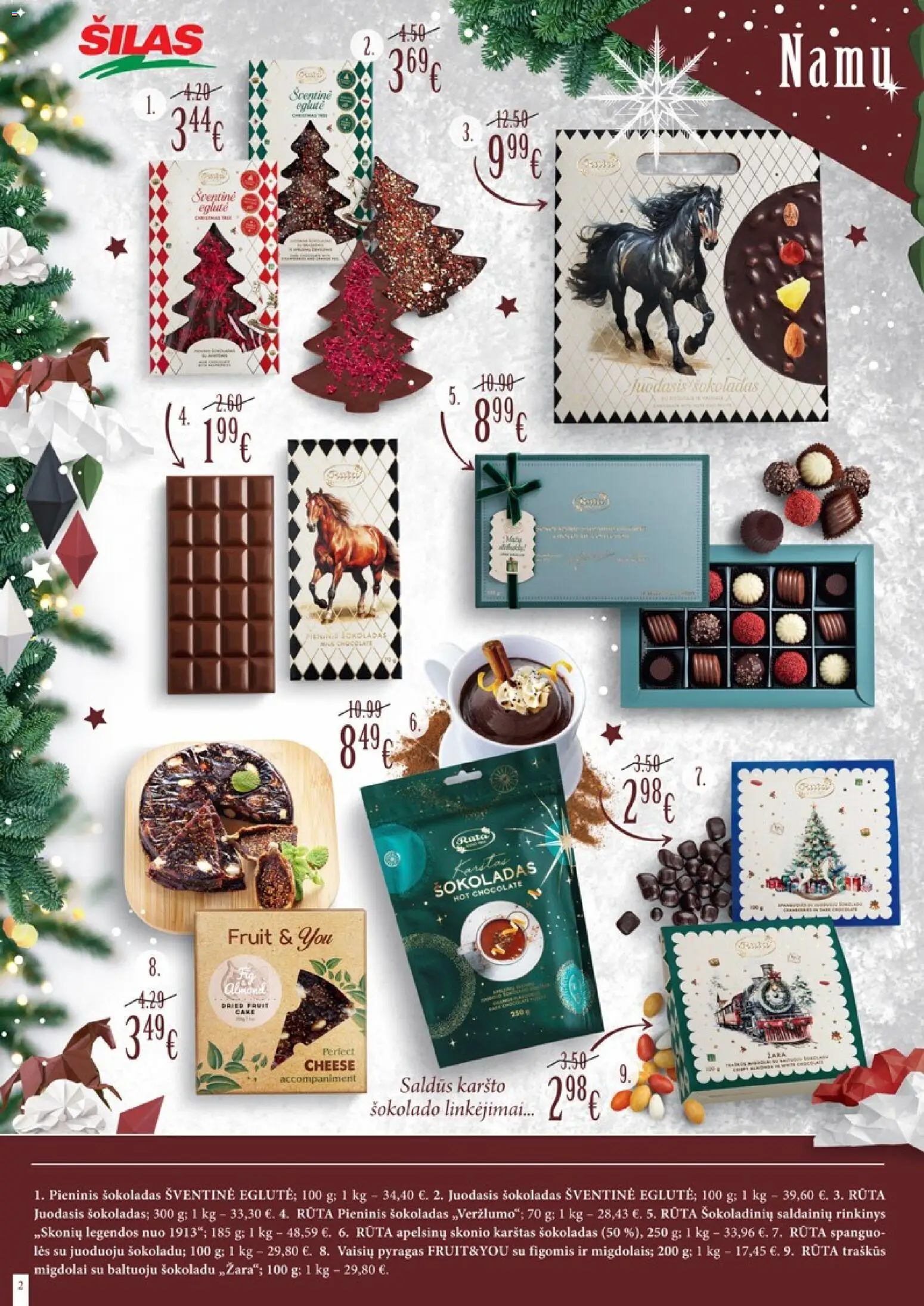 Šilas akcijos nuo 03.12.2025 | Puslapis: 2 | Prekių: Pyragas, Šokoladas