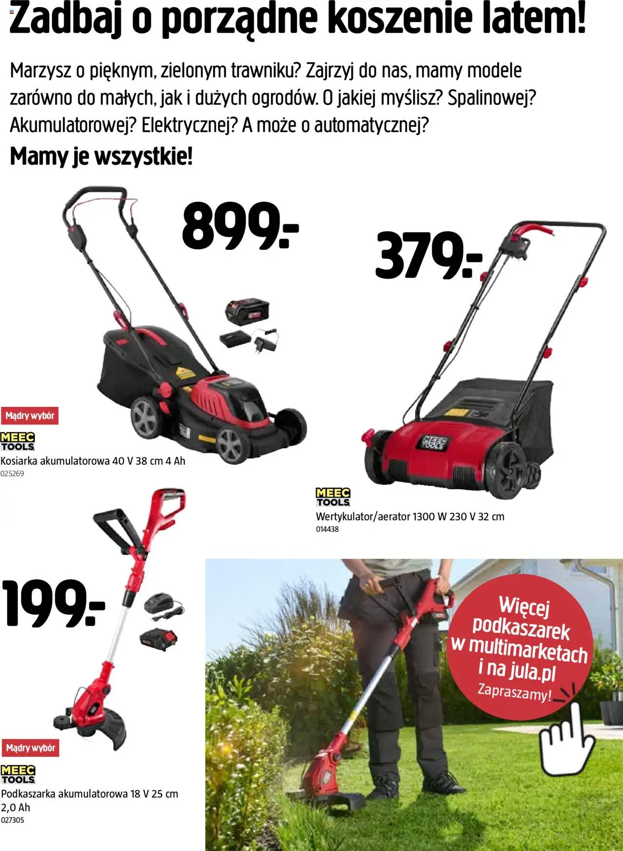 Jula Gazetka od 12.06.2025 | Strona: 10 | Produkty: Kosiarka
