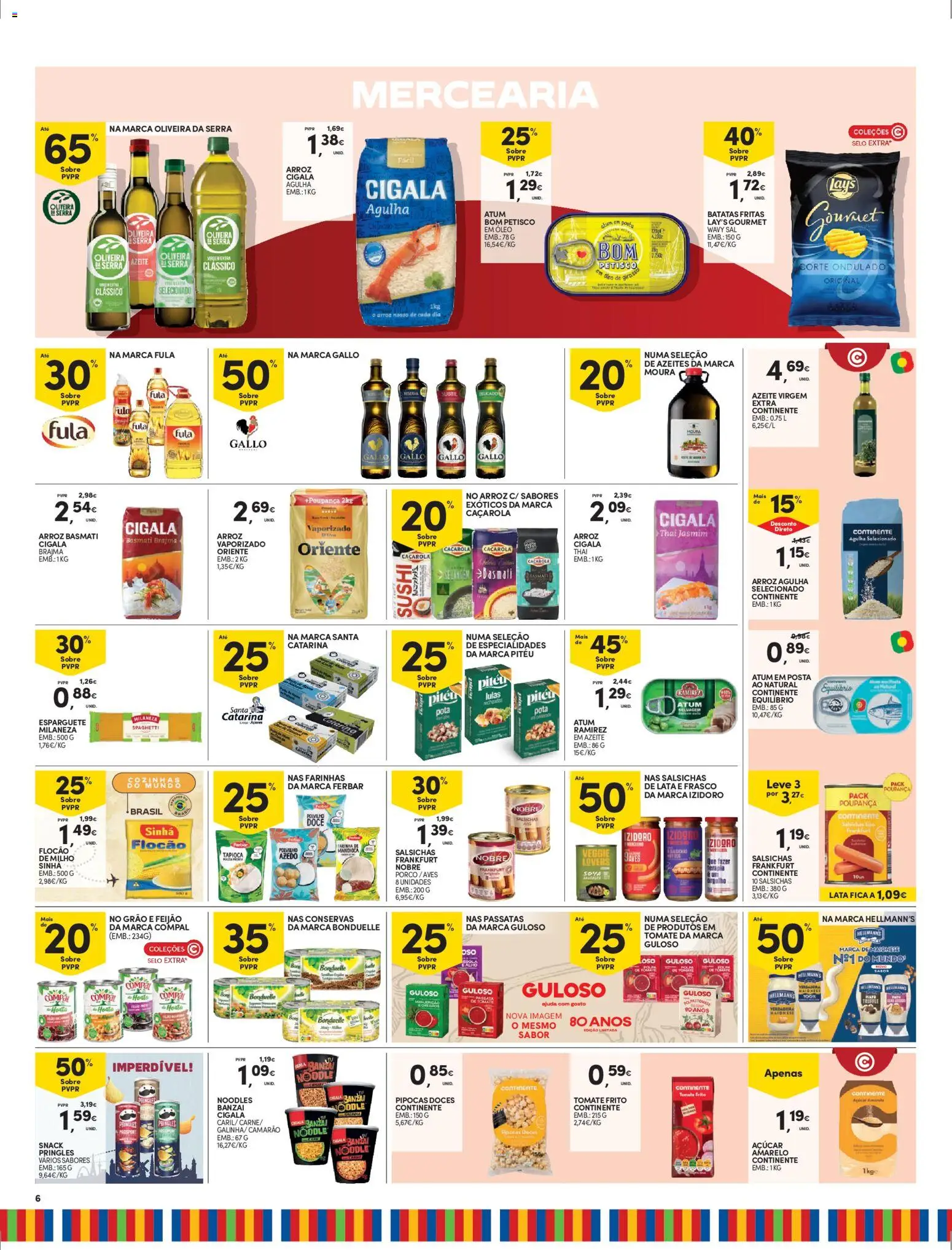 Continente - Madeira │ válido de 25.11.2025 | Página: 6 | Produtos: Atum, Milaneza, Arroz basmati, Arroz