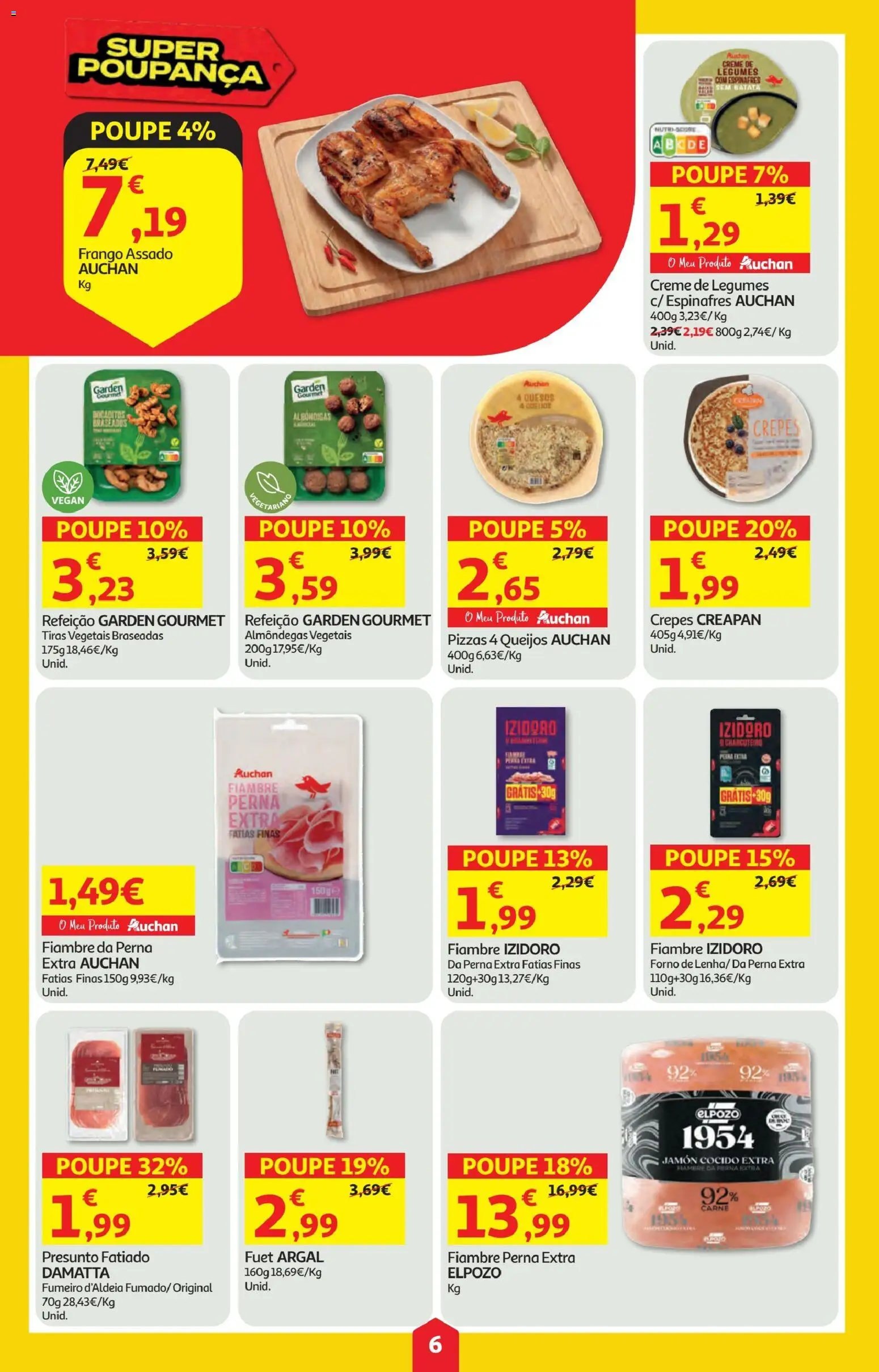 Minipreço folheto │ válido de 15.01.2026 | Página: 6 | Produtos: Frango, Presunto, Carne, Creme