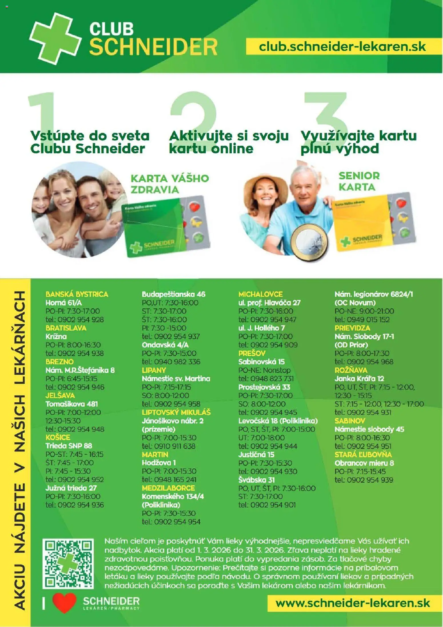 Nové Schneider lekáreň akcie – leták je platný od 02.03.2026 | Strana: 12
