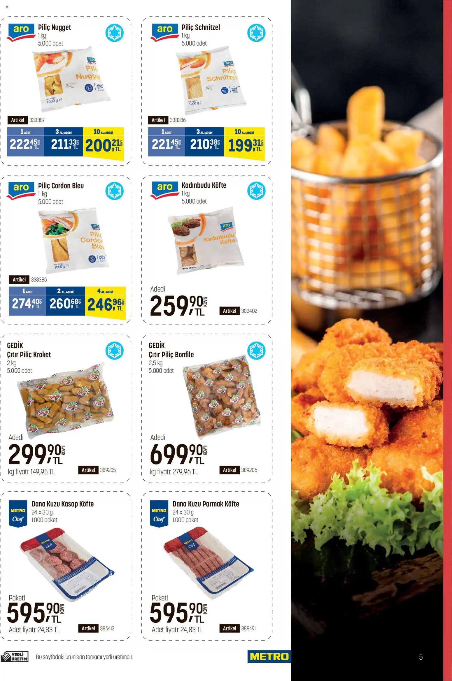 Metro - Fast Food Kataloğu - 01.04.2026 tarihinden itibaren geçerlidir | Sayfa: 5