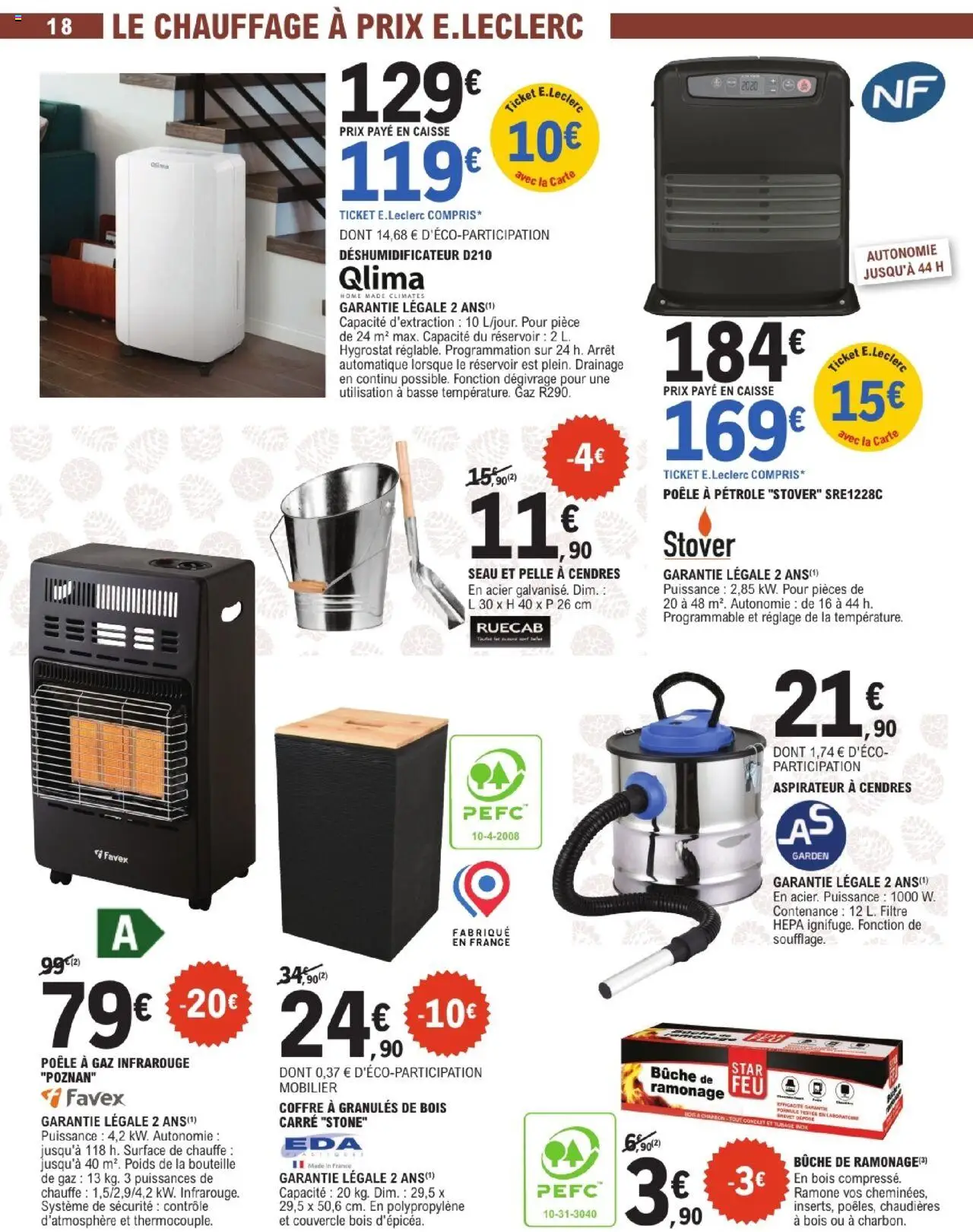  | Page: 18 | Produits: Filtre, Poêle, Poids, Aspirateur