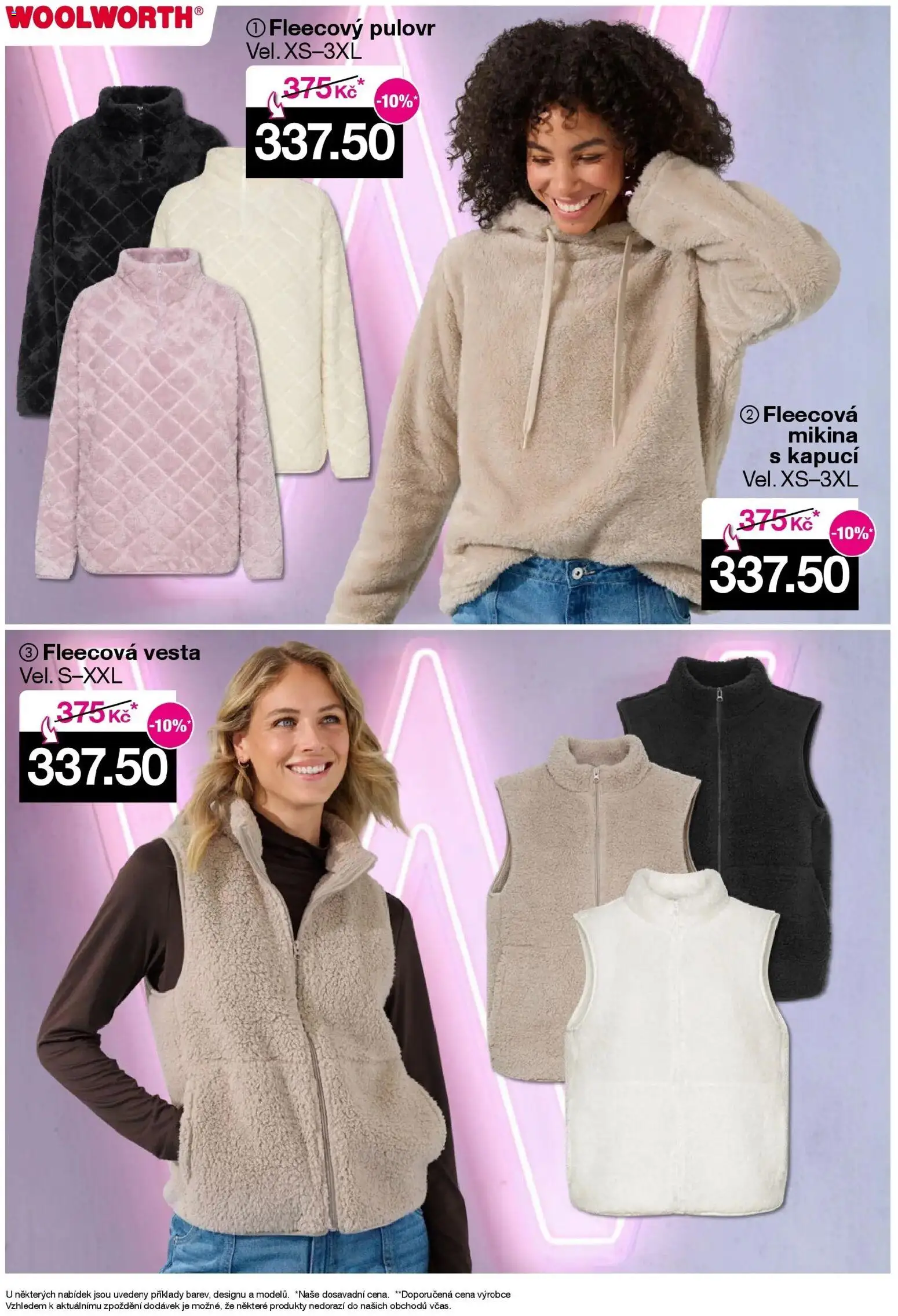 Woolworth leták od 31.10.2025 - akční nabídka | Strana: 3 | Produkty: Mikina, Vesta