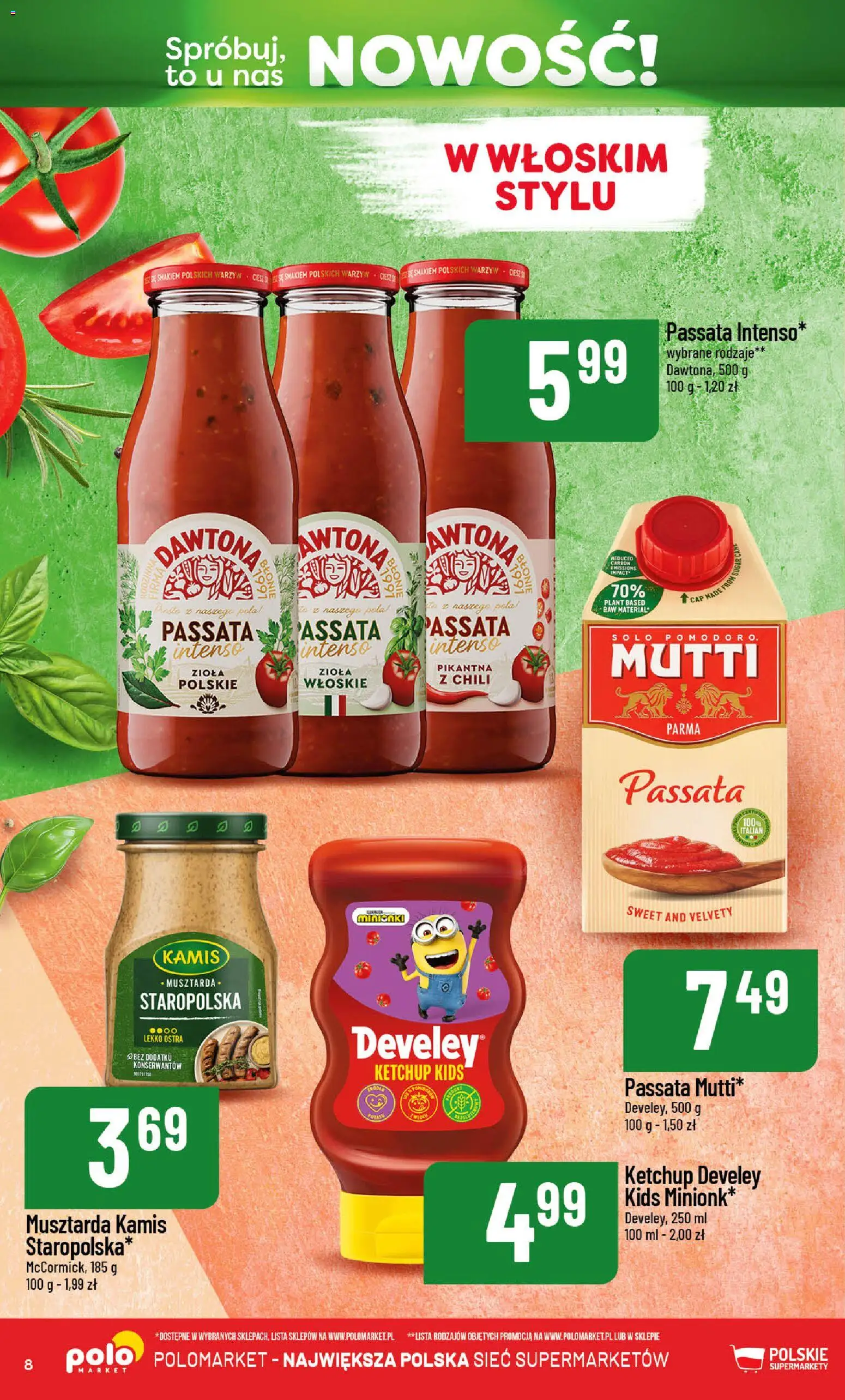 POLOmarket gazetka - Nowości od 13.03.2026 | Strona: 8 | Produkty: Chili, Ketchup, Musztarda