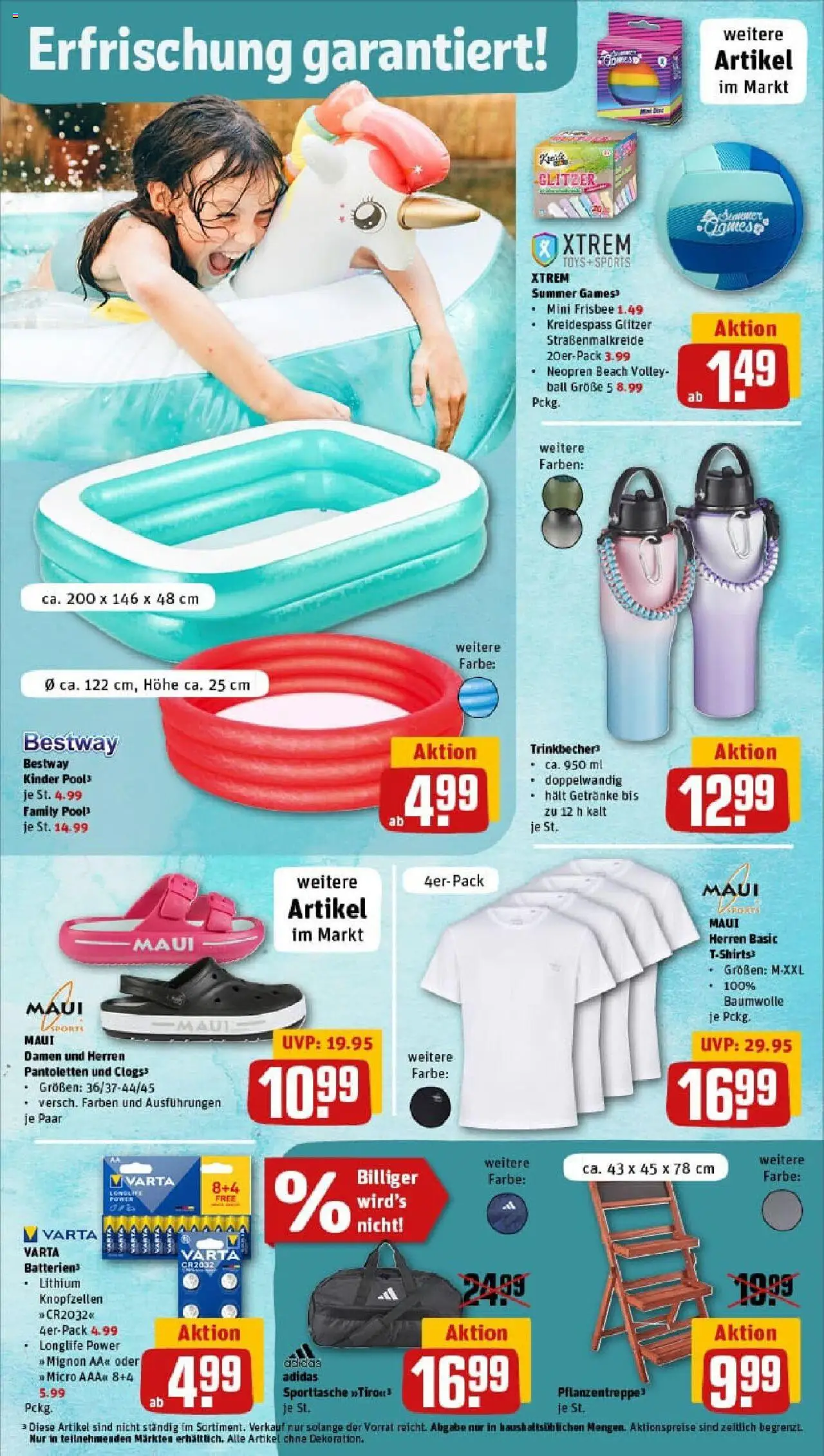 Rewe prospekt Lengerich	 - gültig ab dem 22.06.2025 | Seite: 33 | Produkte: T-Shirt, Batterien