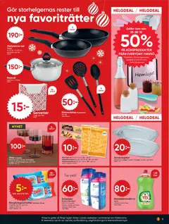 Dollar Store - erbjudanden - Förhandsvisning av reklamblad från butik Dollar Store aktuell från 22.12.2025 | Sida: 3 | Produkter: Bakplåtspapper, Plastfolie, Handdiskmedel, Rengöringsservetter