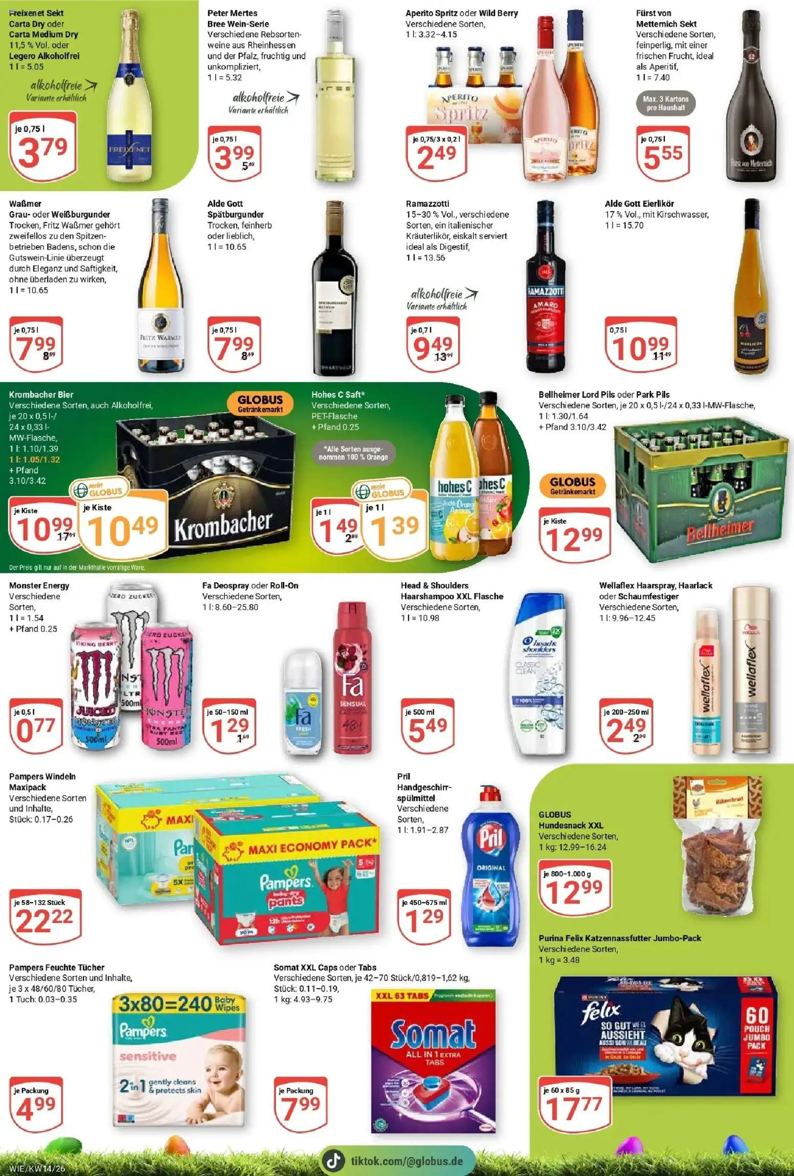 Globus prospekt Waghäusel	 – gültig ab 30.03.2026 | Seite: 10 | Produkte: Fanta, Energy, Bree, Pril