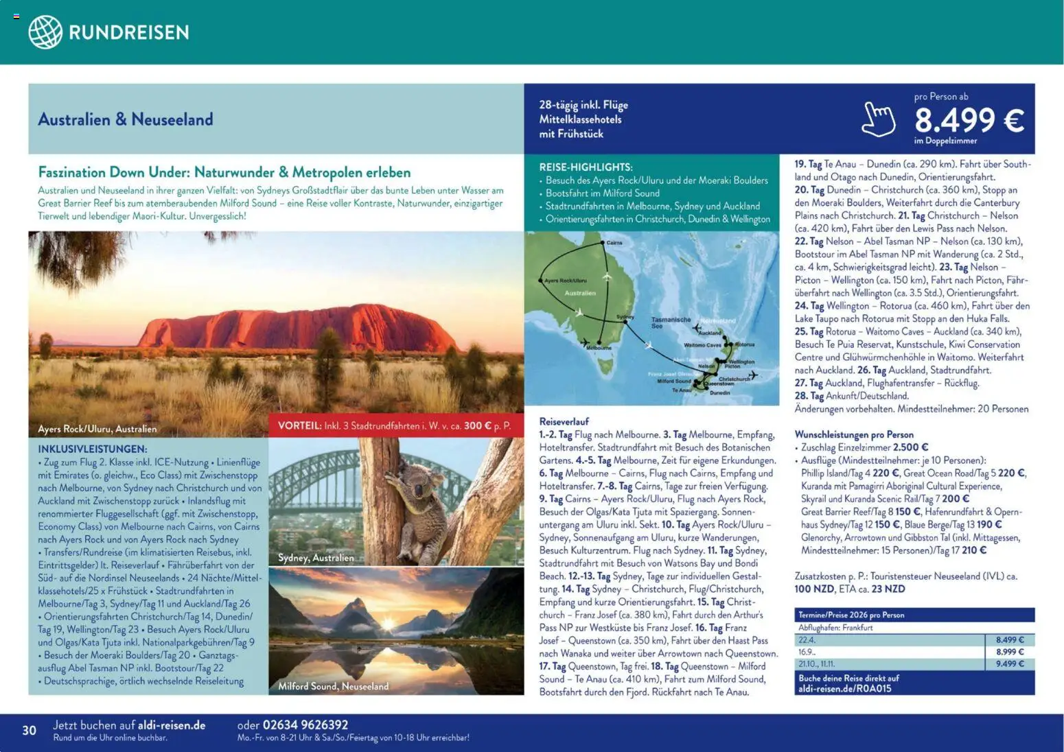 Aldi Reisen Unsere Traumreisen – gültig ab 01.01.2026 | Seite: 30