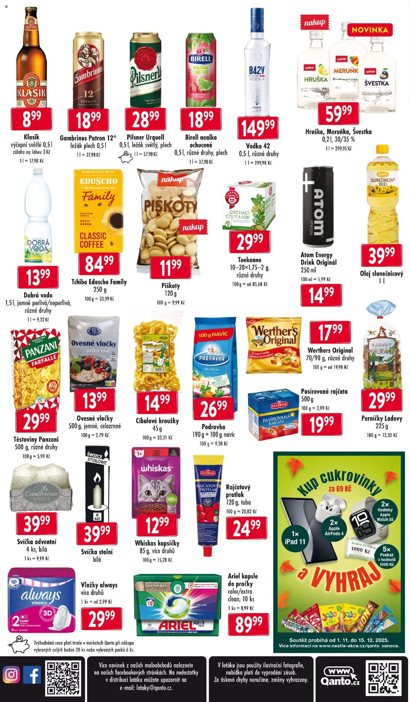 Astur & Qanto leták od 20.11.2025 | Strana: 4 | Produkty: Vodka, Pilsner, Ipad, Pilsner Urquell