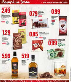 Anteprima del volantino Volantino Eurospin	 valido a partire dal 06.11.2025 | Pagina: 6 | Prodotti: Cioccolato, Latte, Rum, Budino
