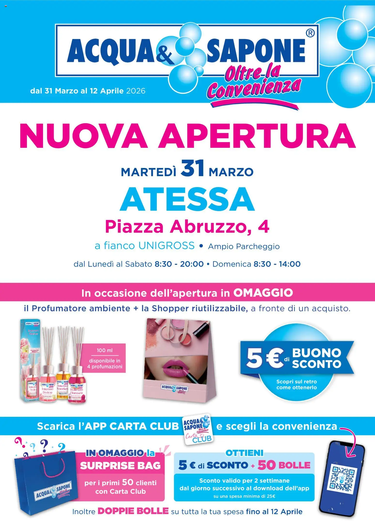 Volantino Acqua e Sapone del 31.03.2026 | Pagina: 1 | Prodotti: Sapone