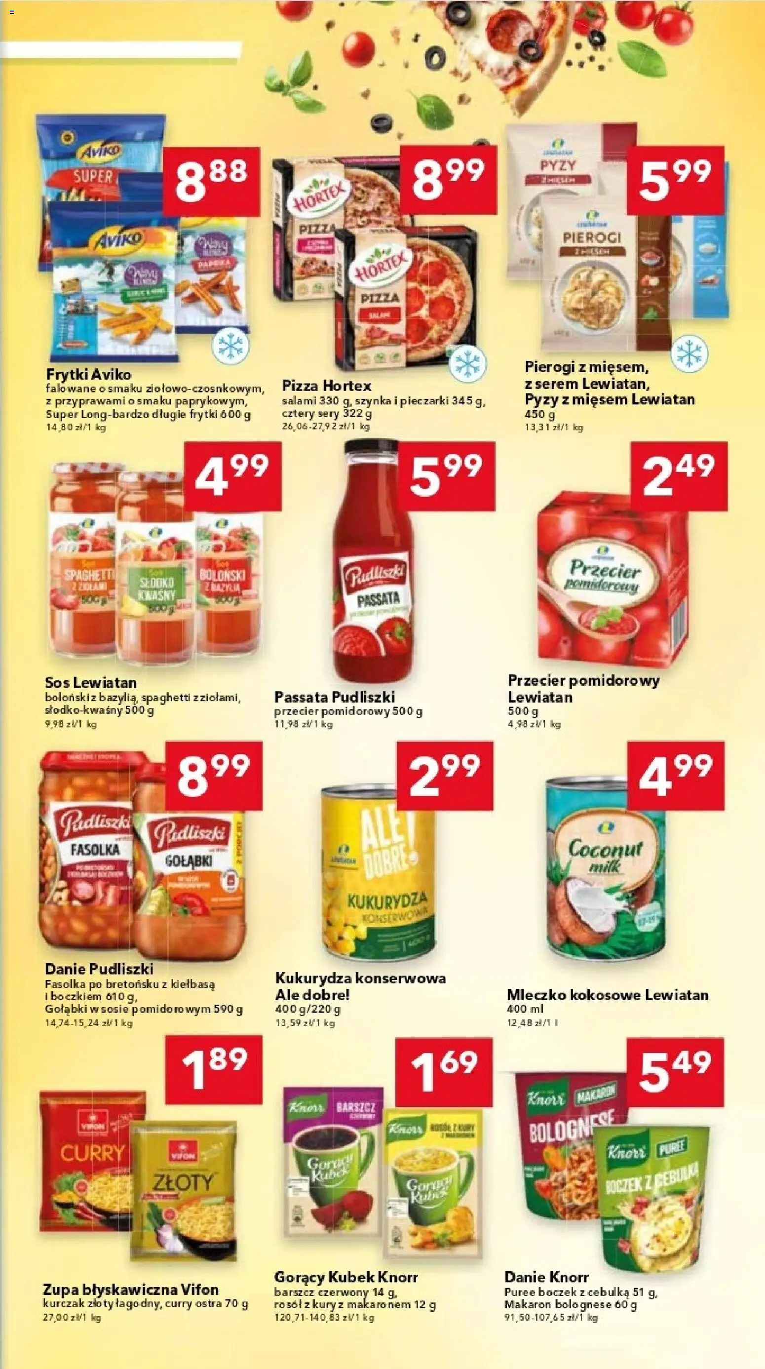 Lewiatan gazetka - Warszawa od 15.01.2026 | Strona: 5 | Produkty: Pieczarki, Pierogi, Salami, Sos