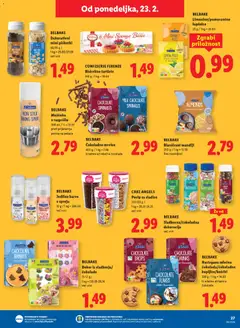 Lidl katalog akcije – veljaven od 19.02.2026 | Stran: 61 | Izdelki: Mandlji, Barva