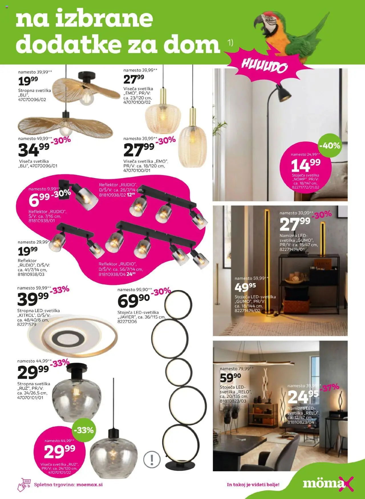 Novi Mömax katalog ponudbe – veljaven od 04.06.2025 | Stran: 5 | Izdelki: Led svetilka, Svetilka