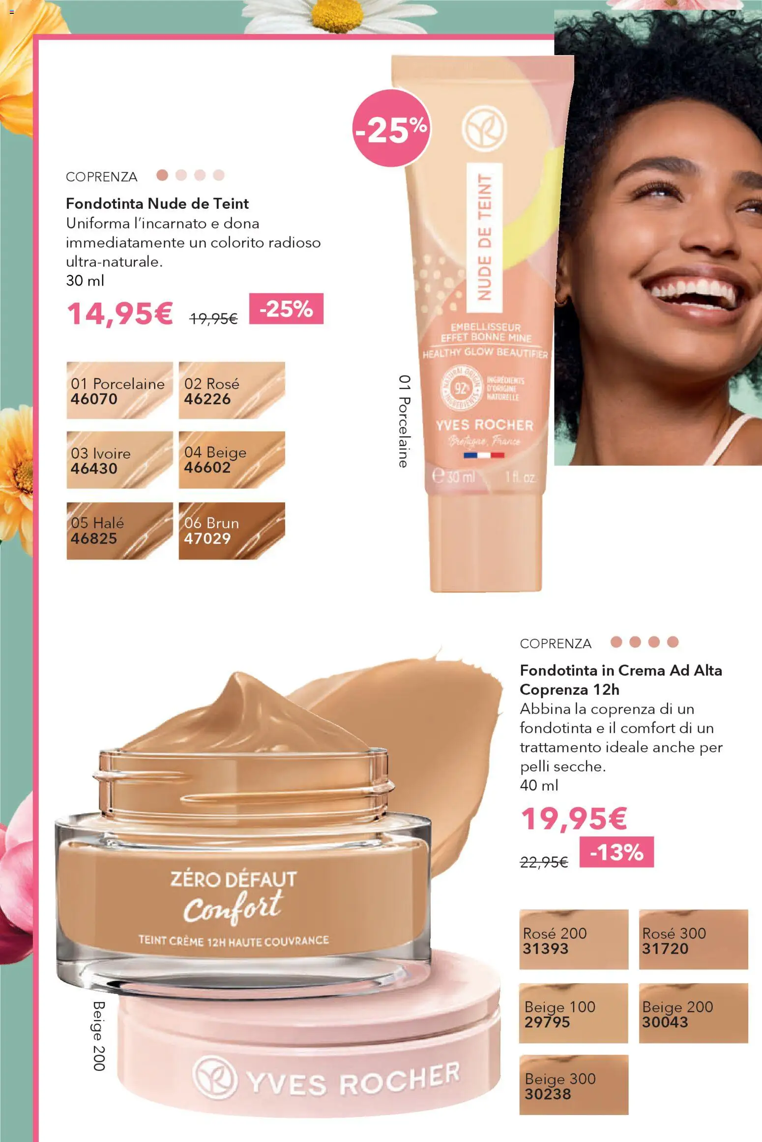 Volantino Yves Rocher del 23.04.2026 | Pagina: 68 | Prodotti: Crema, Fondotinta