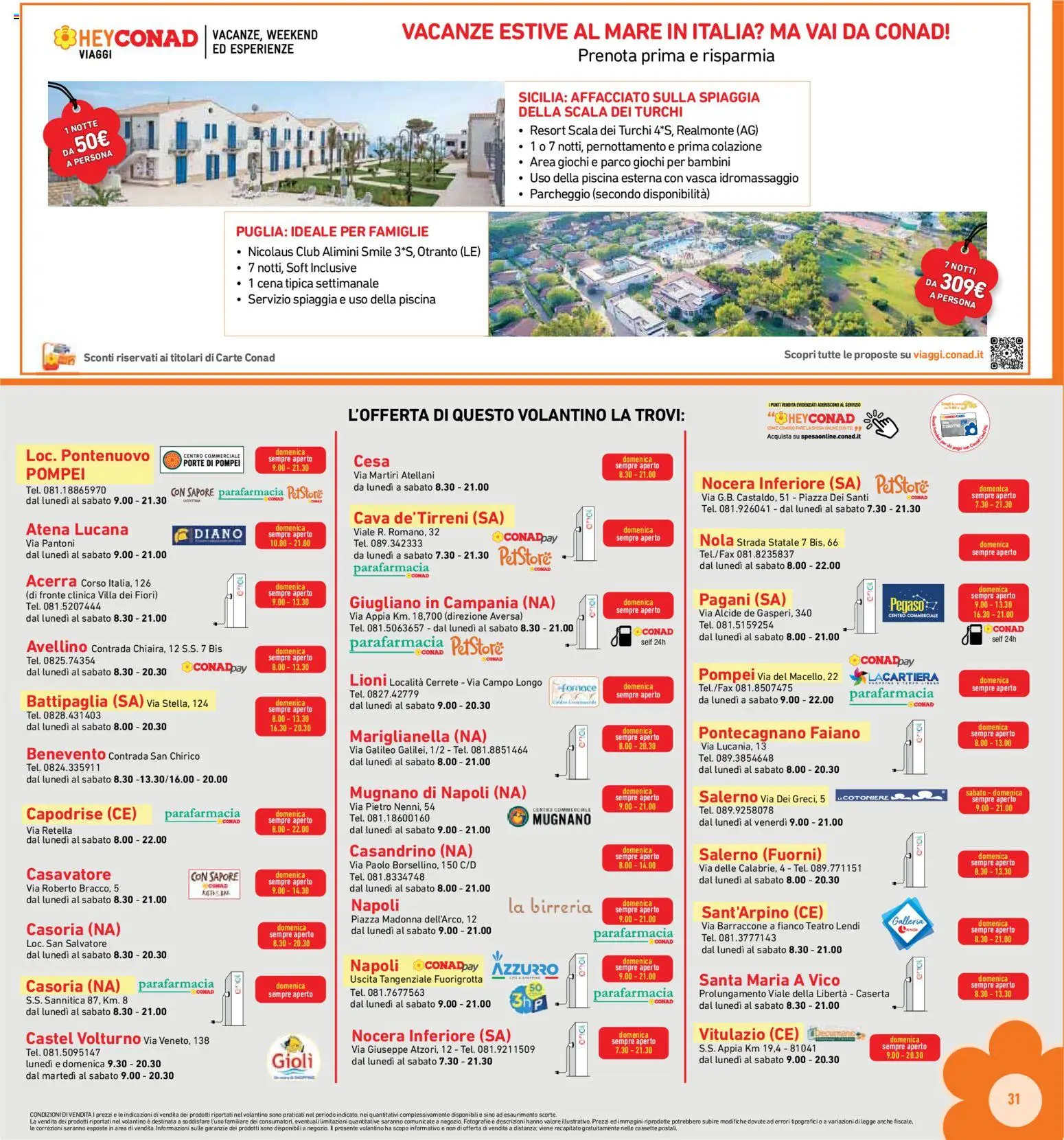 Volantino Conad del 14.01.2026 | Pagina: 31 | Prodotti: Piscina, Scala